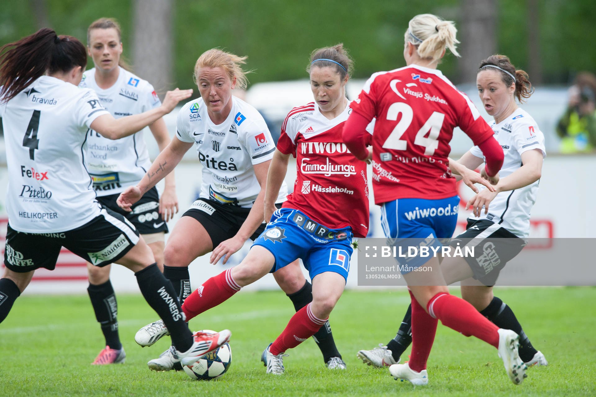 Jane Ross, Vittsjö, mot halva Piteå-laget