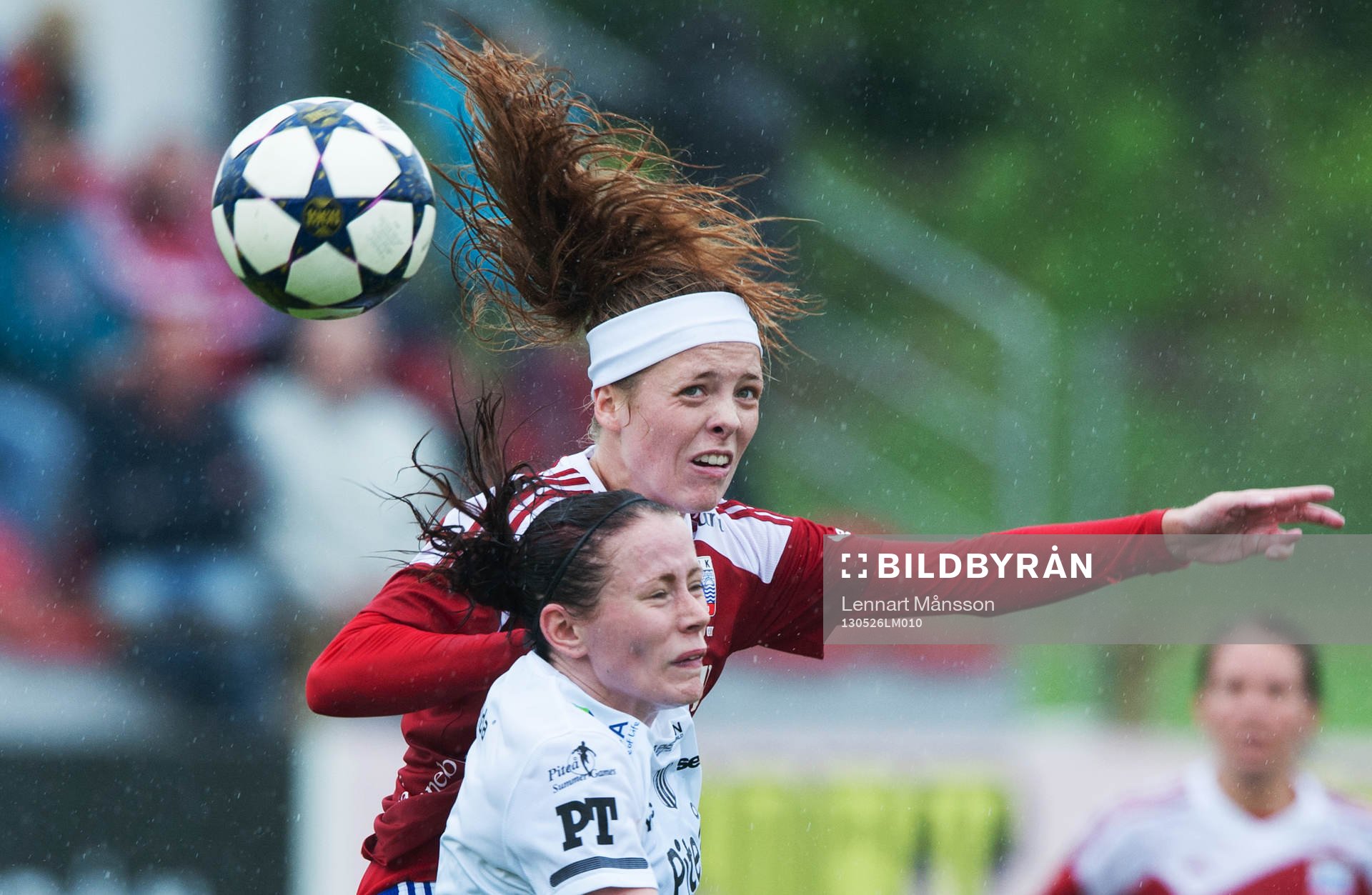 Fotboll, damallsvenskan, Vittsjö - Piteå: Ketlen Wiggers, Vittsjö, högst i höjdduell