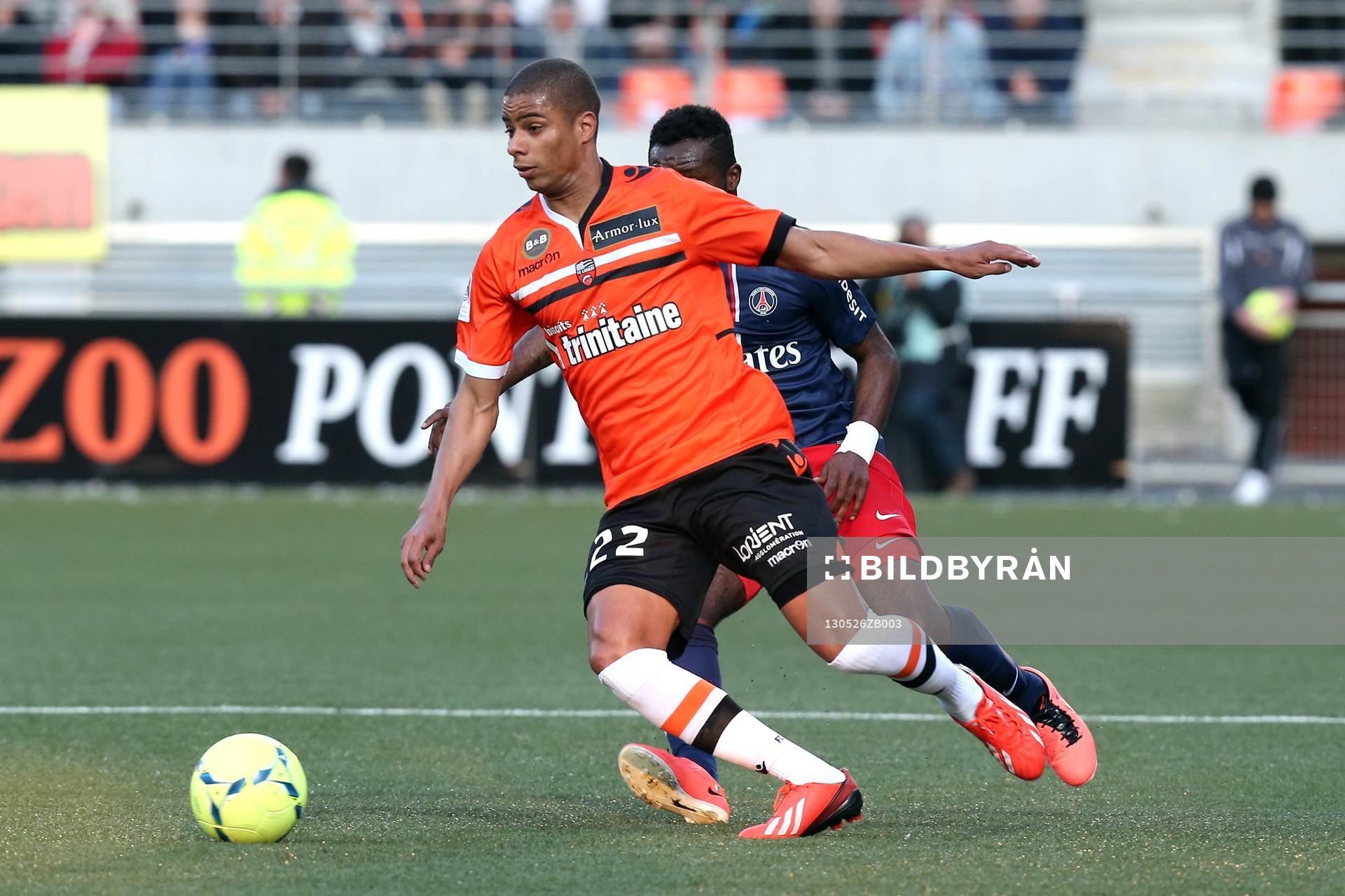  Fotboll, Lorient - Paris Saint Germain: Kevin MONNET PAQUET - 26.05.2013 - Lorient / Paris Saint Germain - 38e journee Ligue 1