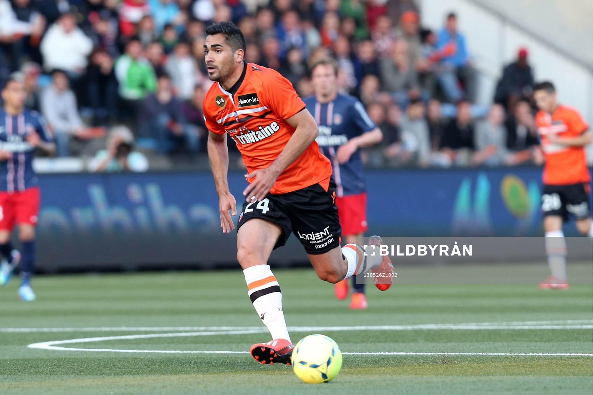  Fotboll, Lorient - Paris Saint Germain: Wesley LAUTOA - 26.05.2013 - Lorient / Paris Saint Germain - 38e journee Ligue 1