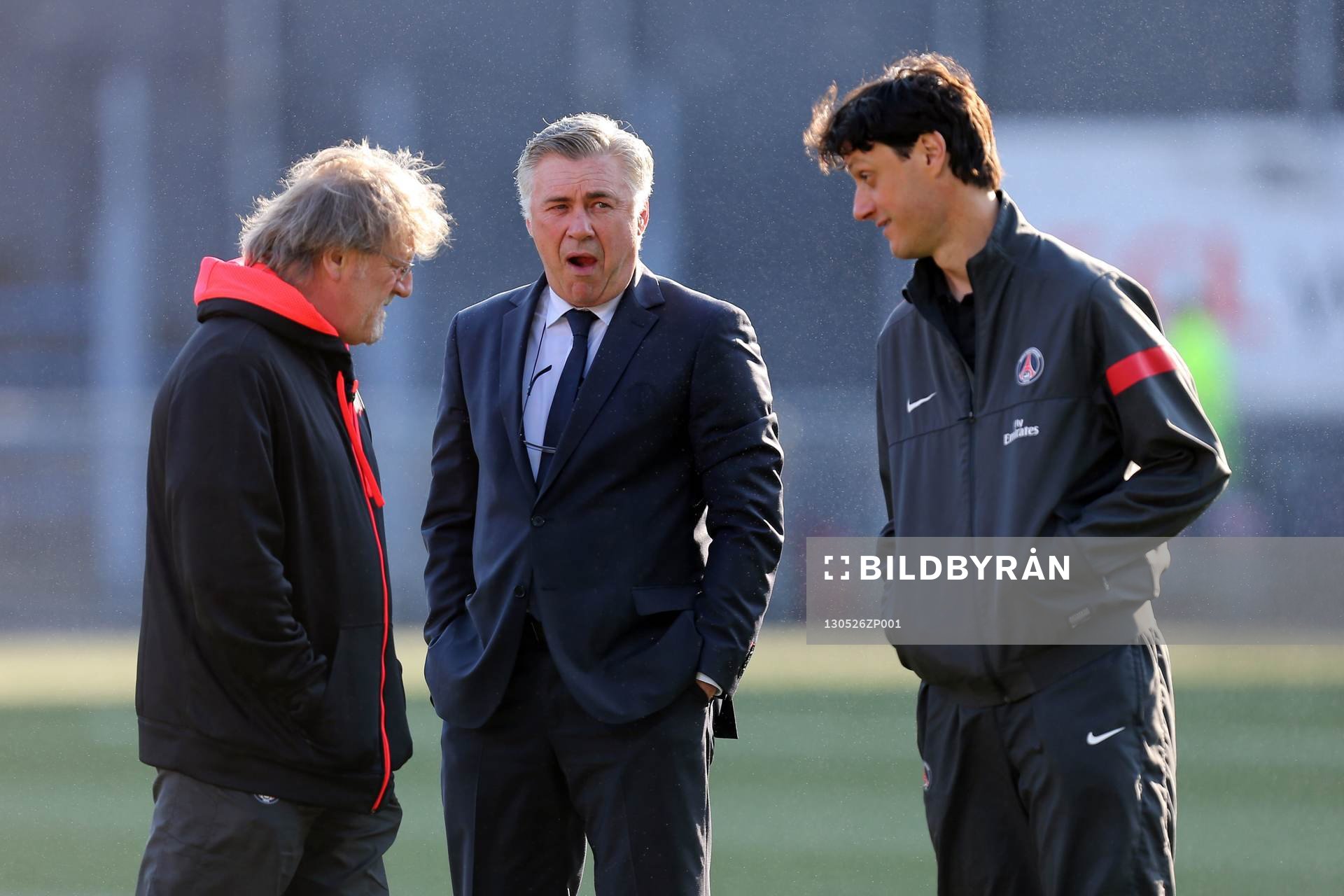 Carlo ANCELOTTI / Giovanni MAURI - 26.05.2013 - Lorient /