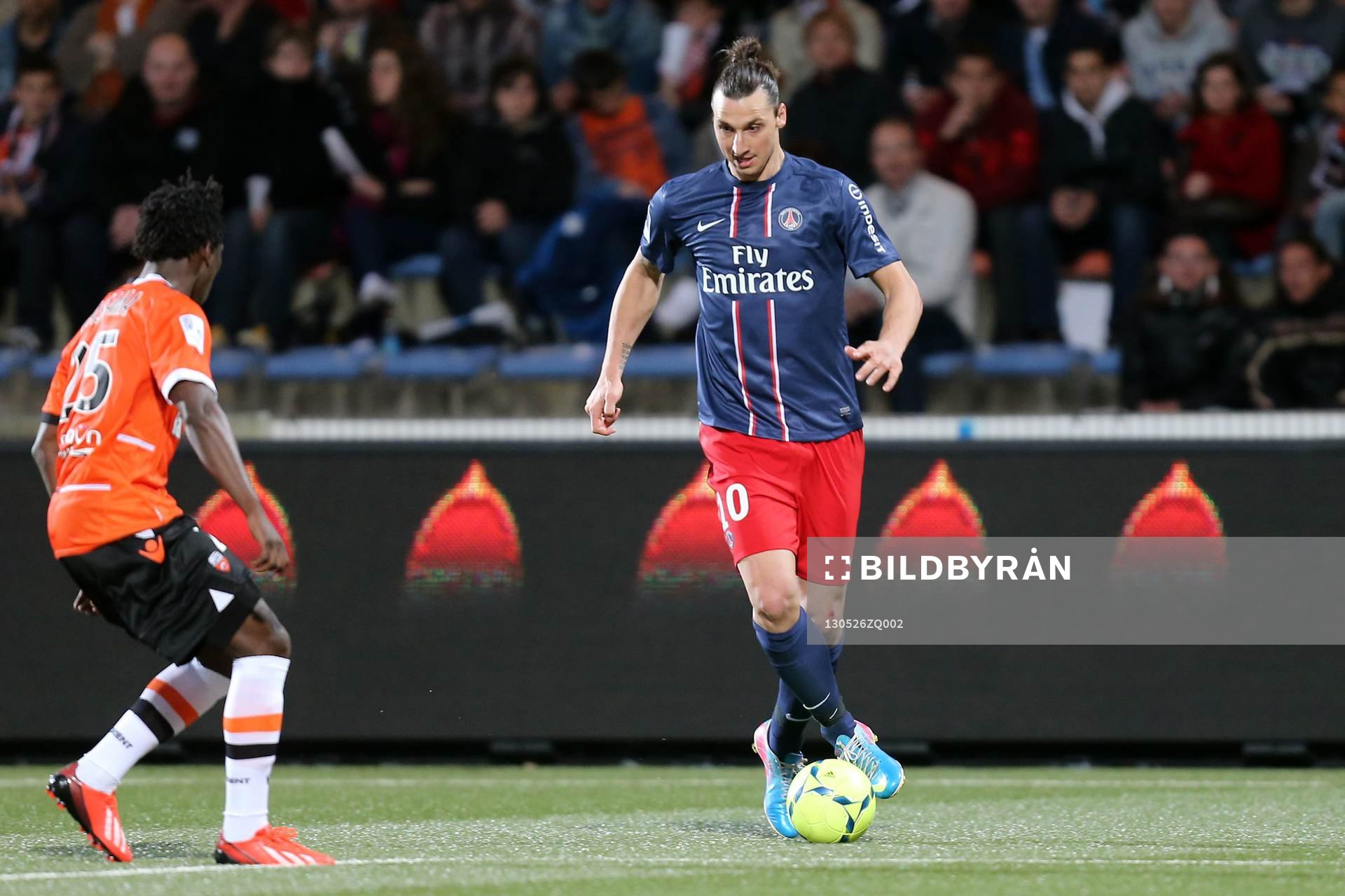  Fotboll, Lorient - Paris Saint Germain: Zlatan IBRAHIMOVIC - 26.05.2013 - Lorient / Paris Saint Germain - 38e journee Ligue 1