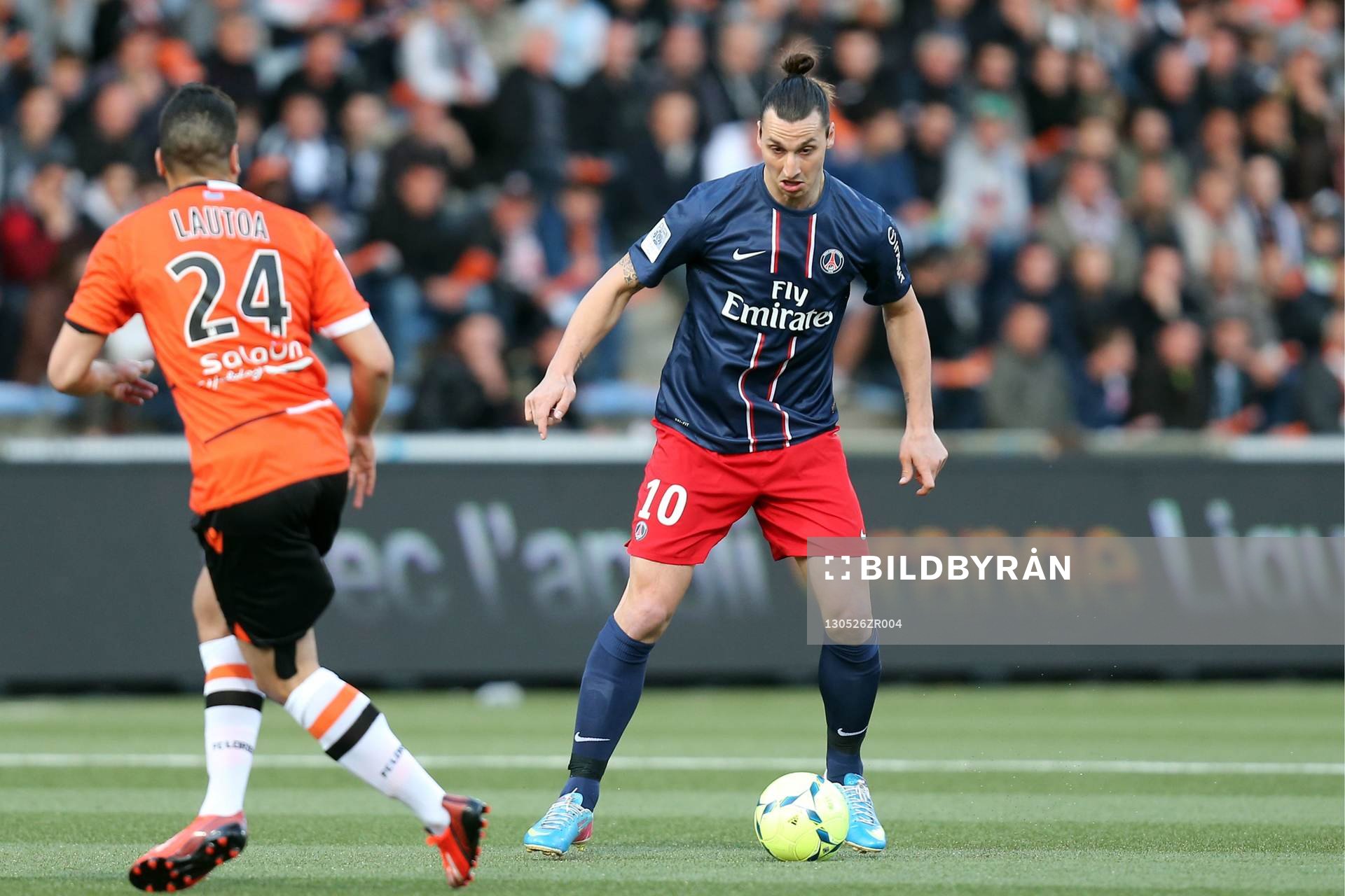  Fotboll, Lorient - Paris Saint Germain: Zlatan IBRAHIMOVIC - 26.05.2013 - Lorient / Paris Saint Germain - 38e journee Ligue 1