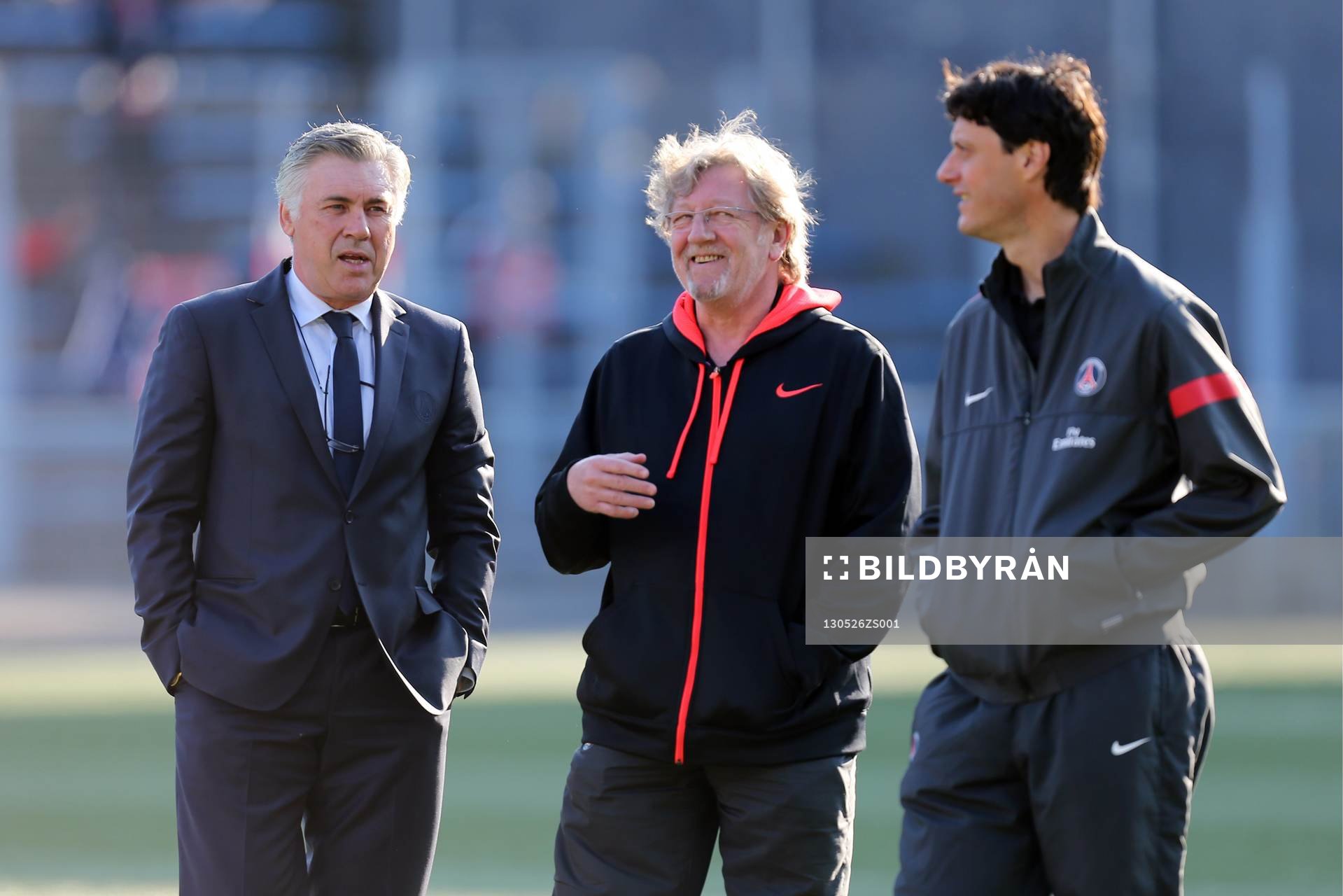 Carlo ANCELOTTI / Giovanni MAURI - 26.05.2013 - Lorient /