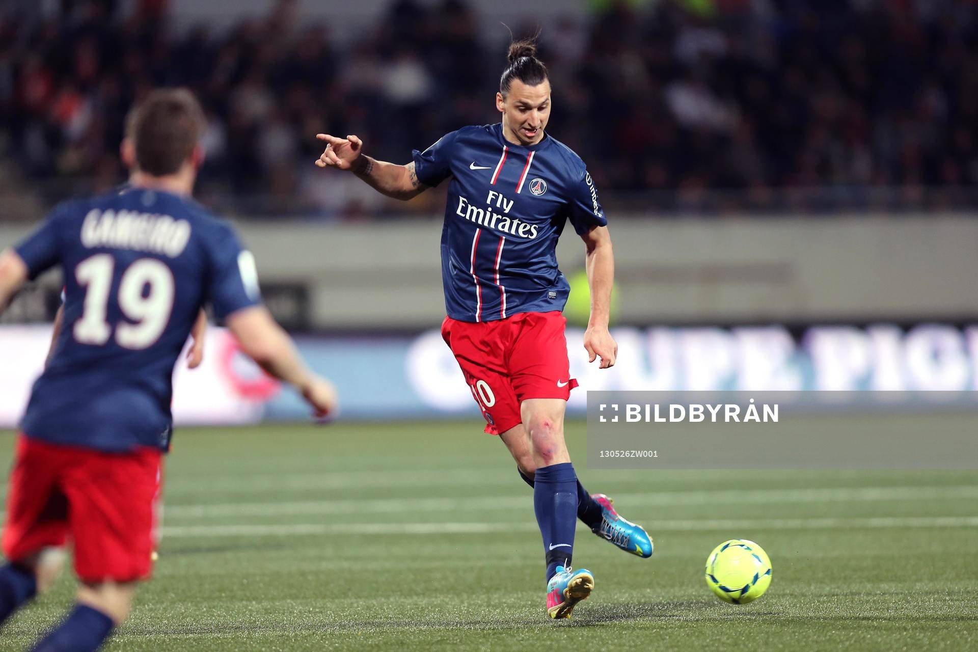  Fotboll, Lorient - Paris Saint Germain: Zlatan IBRAHIMOVIC - 26.05.2013 - Lorient / Paris Saint Germain - 38e journee Ligue 1