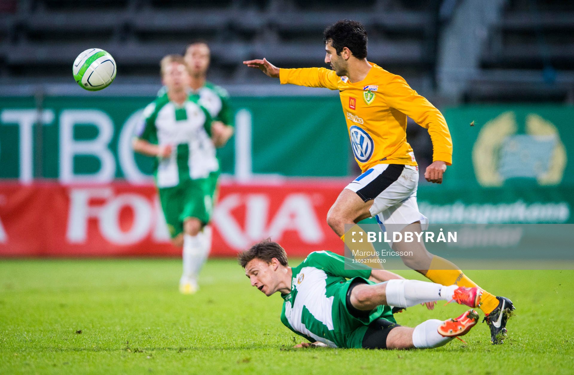 Platt fall för Billy Schuler, Hammarby mot Andre Calisir,