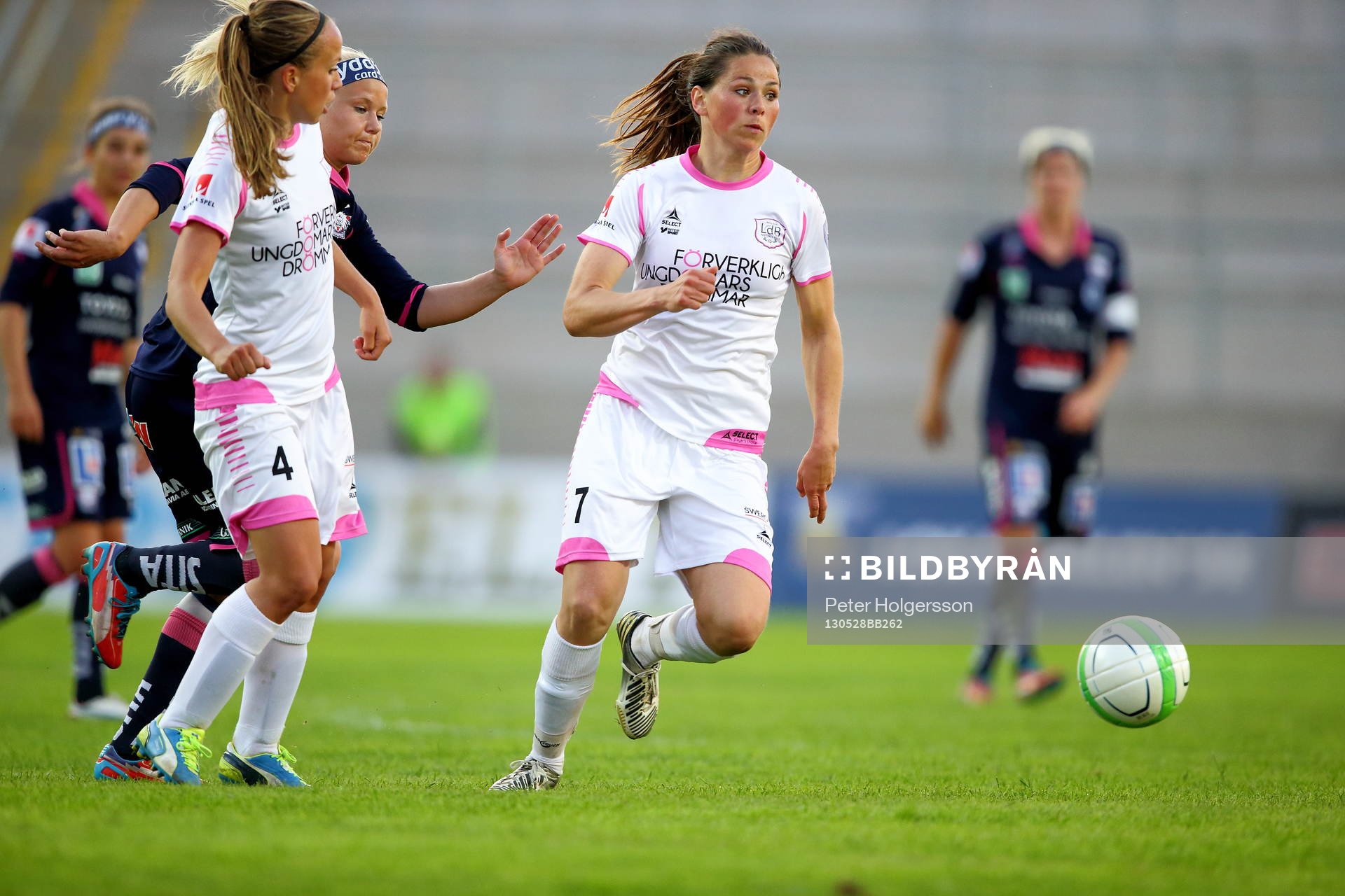 Malmö Sara Björk Gunnarsdottir, till vänster Malmö