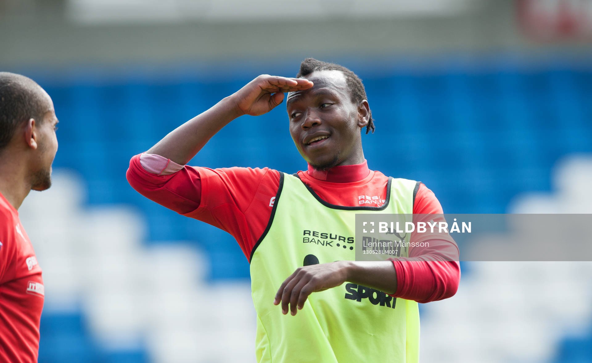 Fotboll, Helsingborgs IF, träning: May Mahlangu och Walid Atta