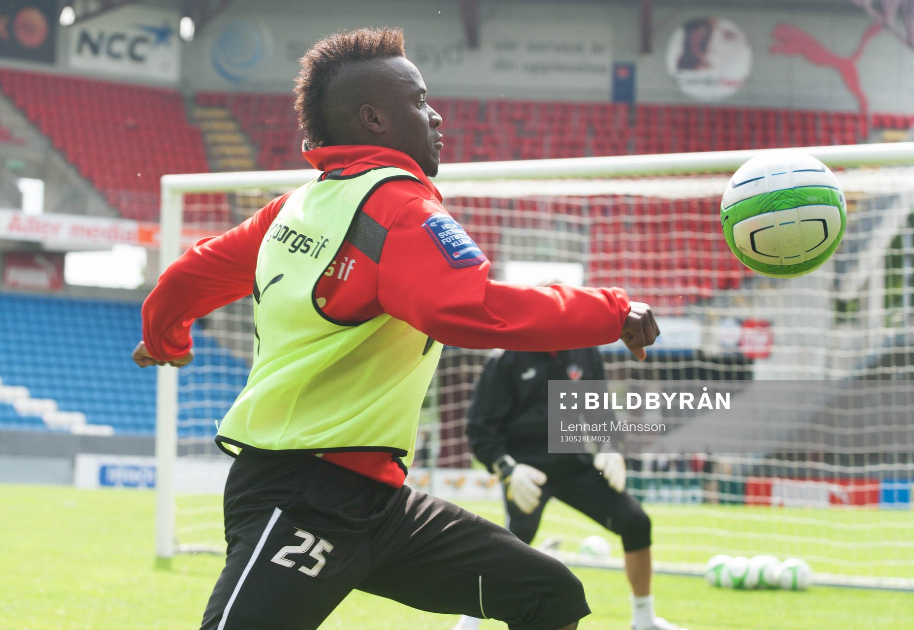 Fotboll, Helsingborgs IF, träning: David Accam