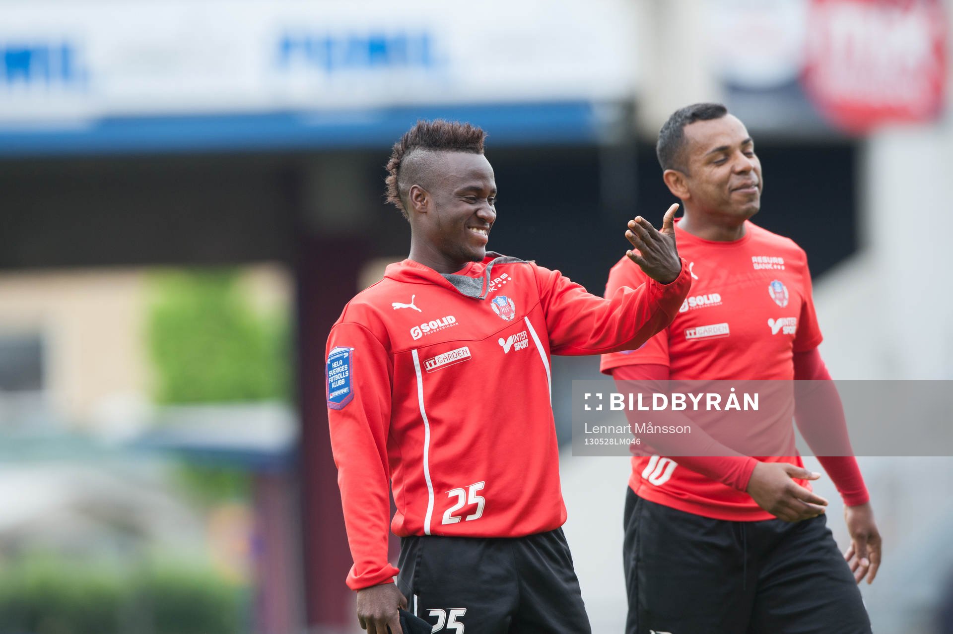 David Accam och Alvaro Santos, Helsingborg