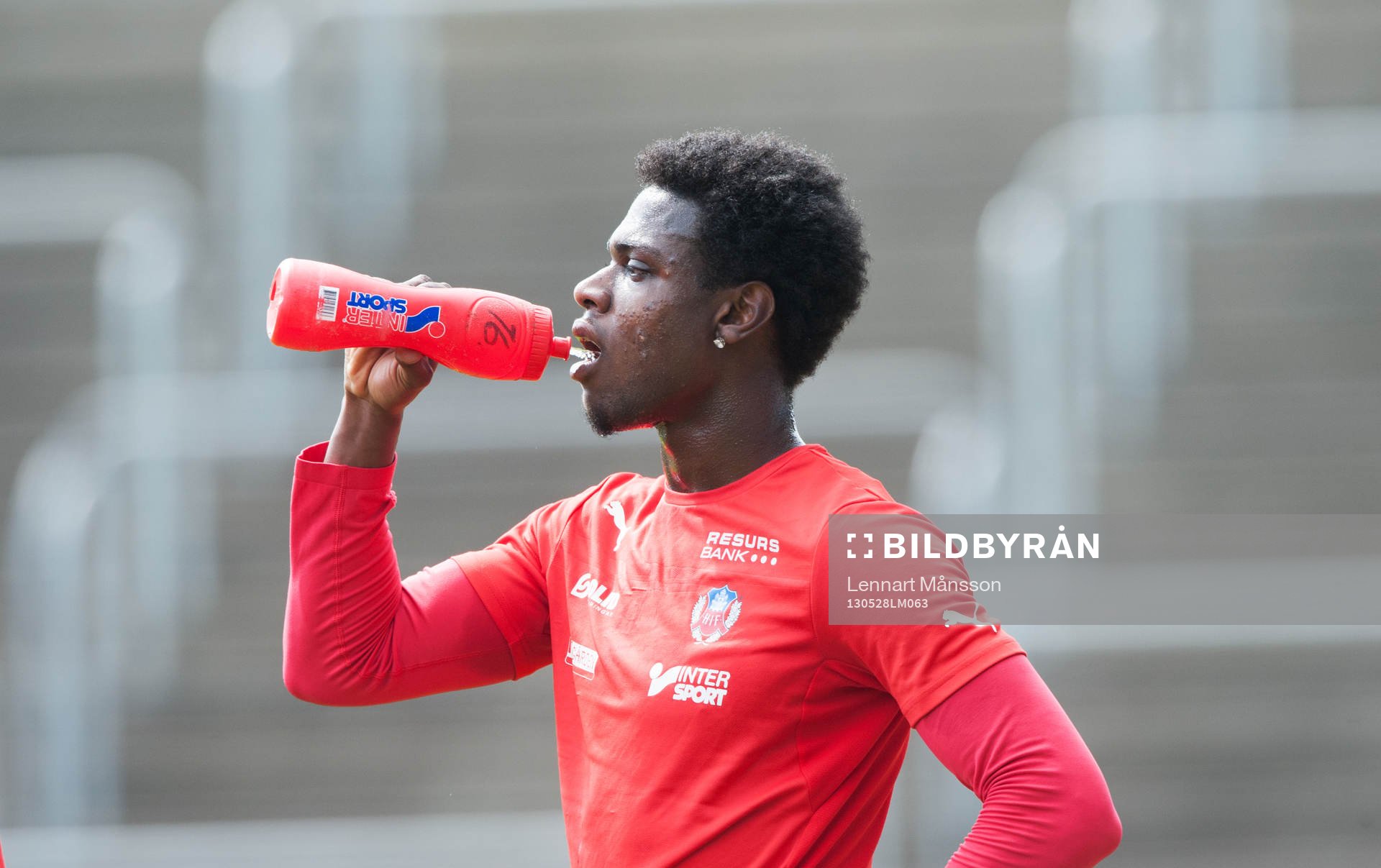 Drickapaus, Joseph Baffo, Helsingborg dricker vatten