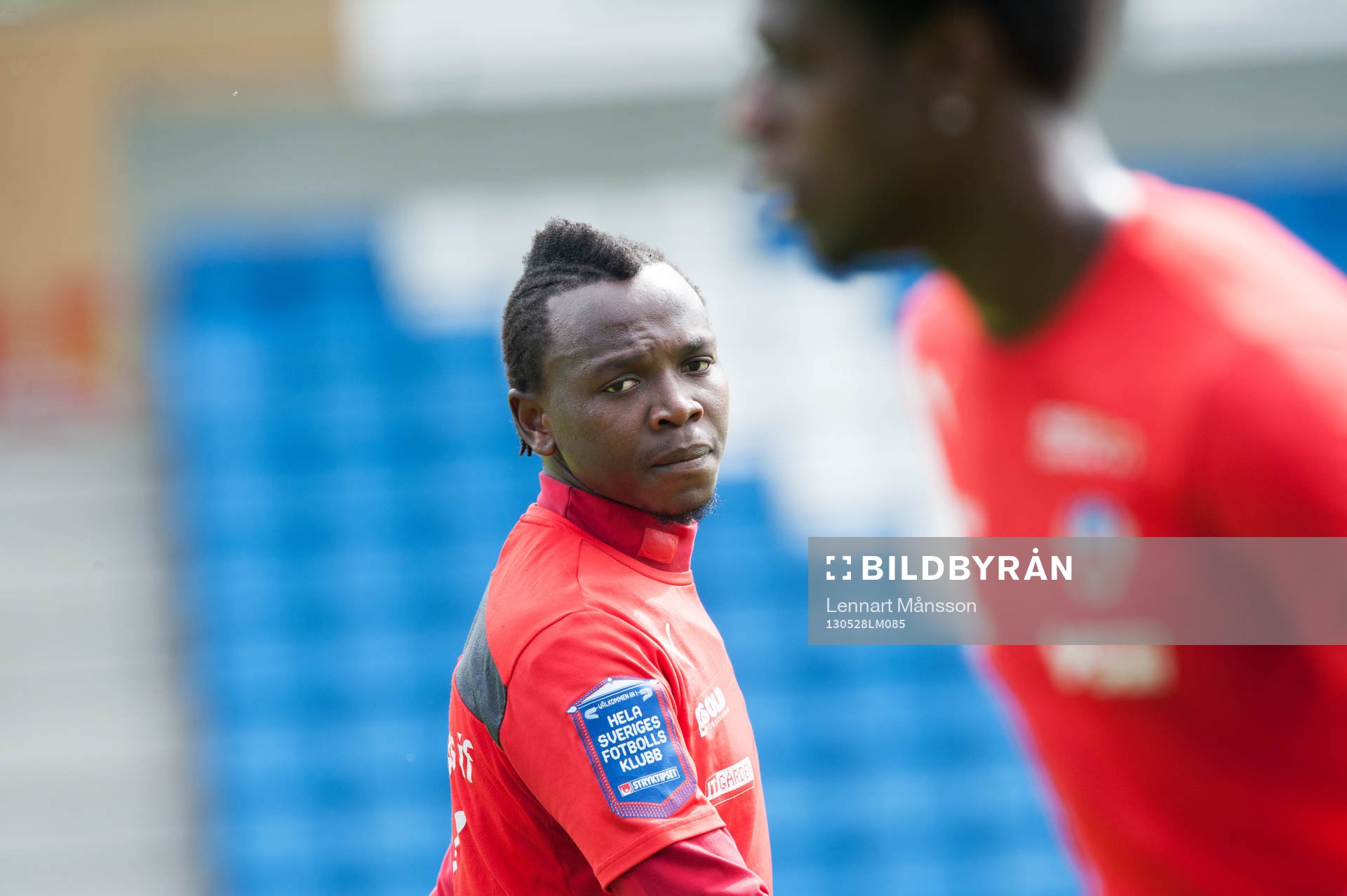 Fotboll, Helsingborgs IF, träning: May Mahlangu, Helsingborg