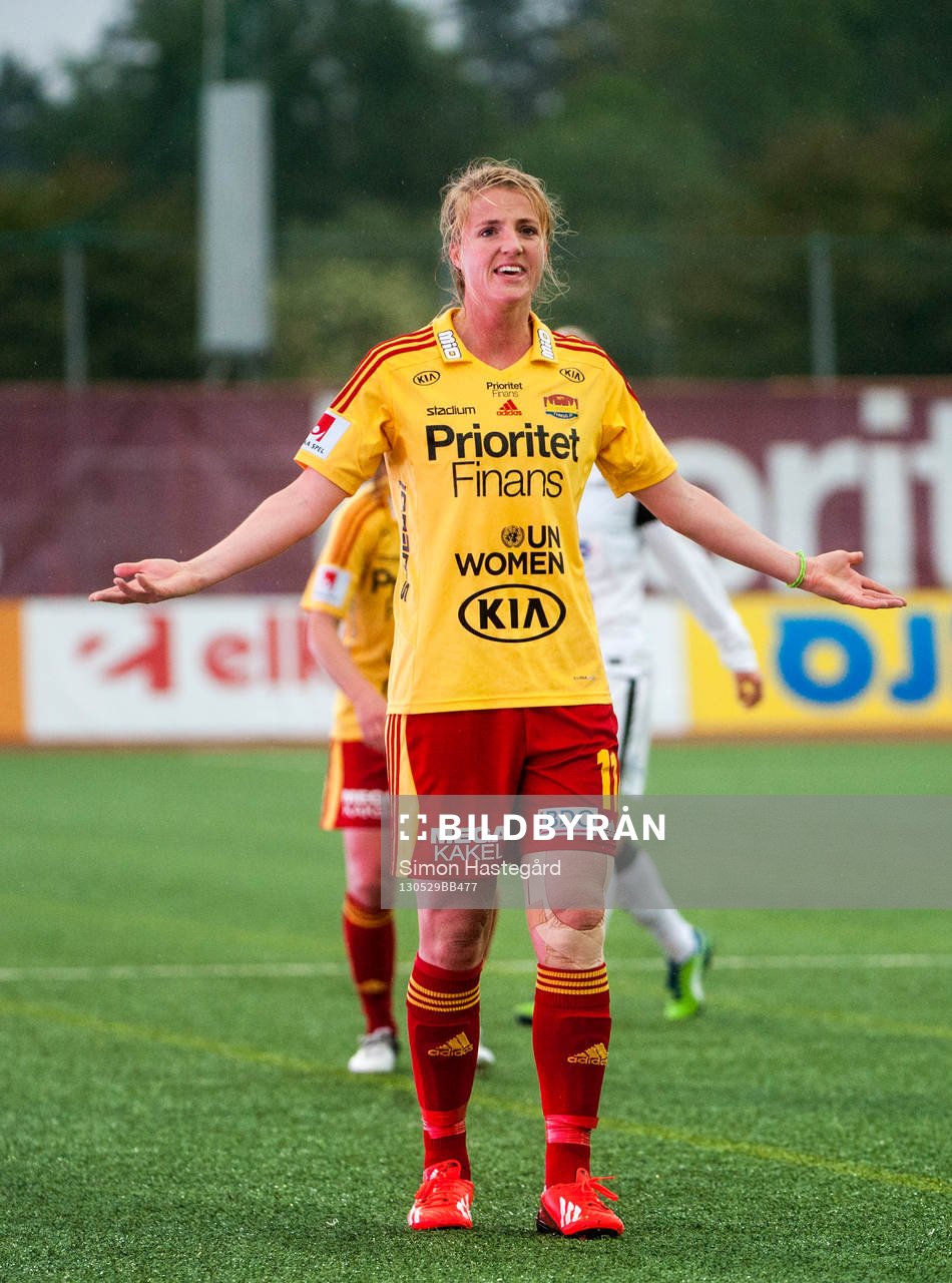Kirsten van de Ven, Tyresö FF, ser besviken ut