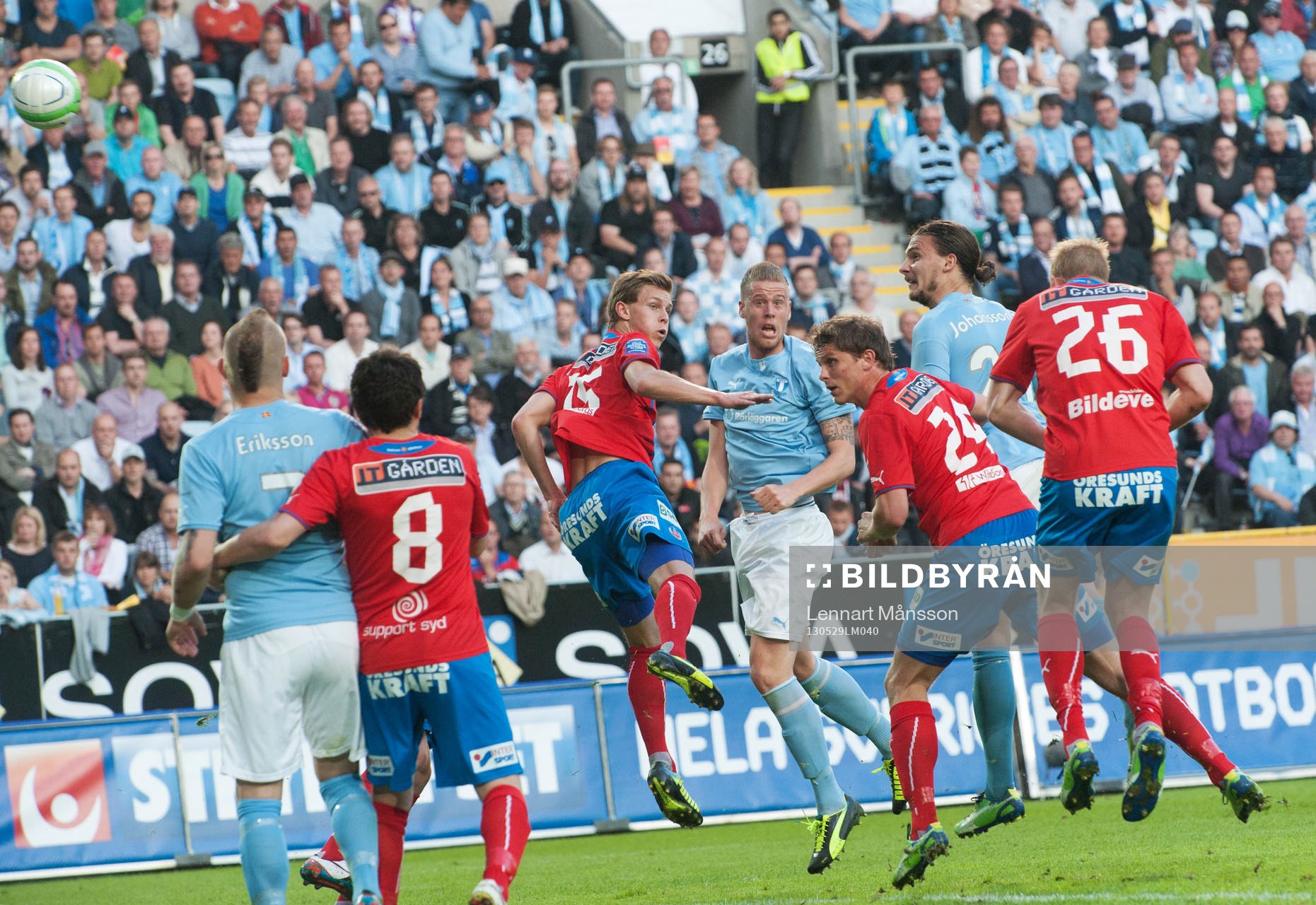 Klungspel, Emil Krafth, Helsingborg och Pontus Jansson,