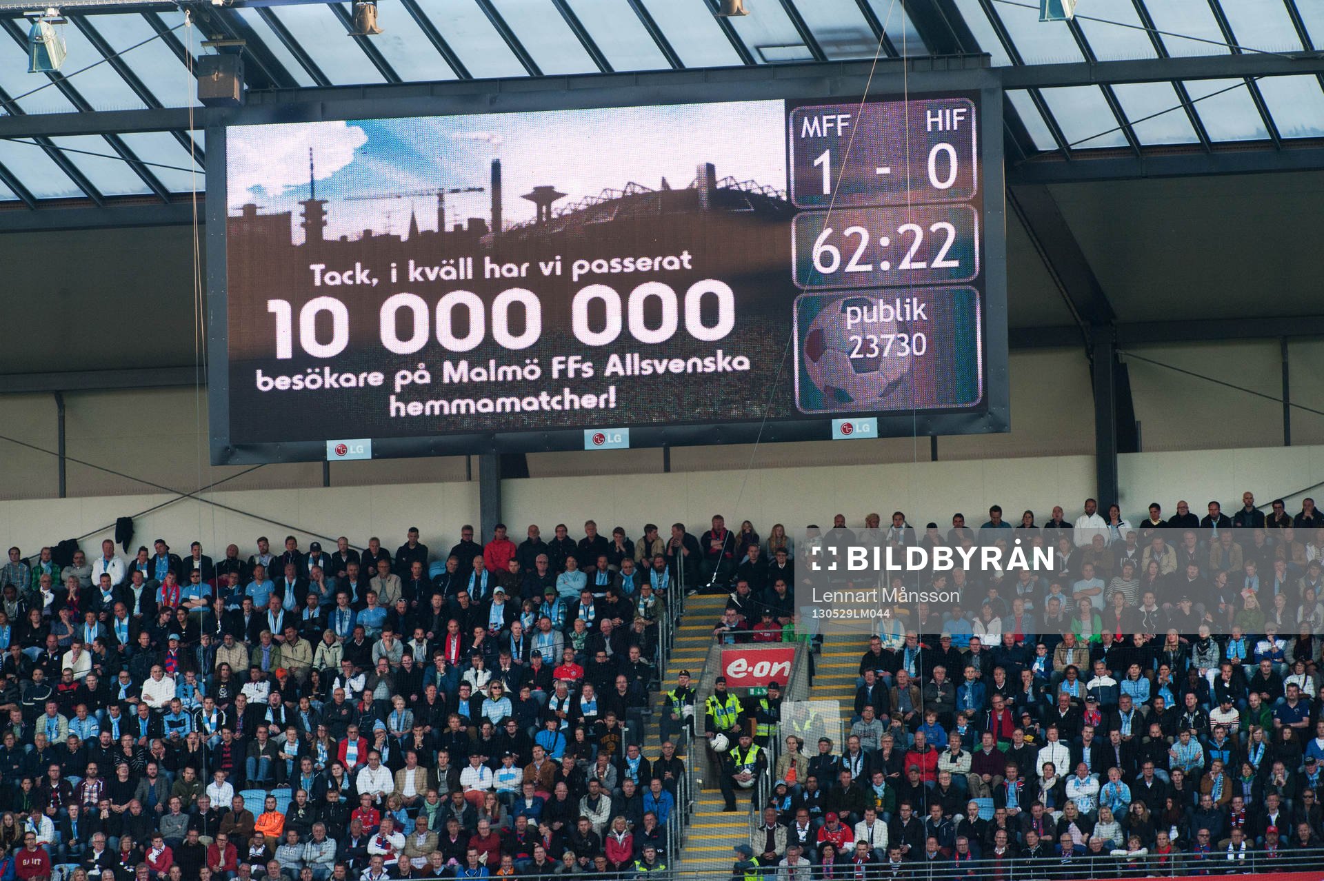 10 miljoner åskådare totalt