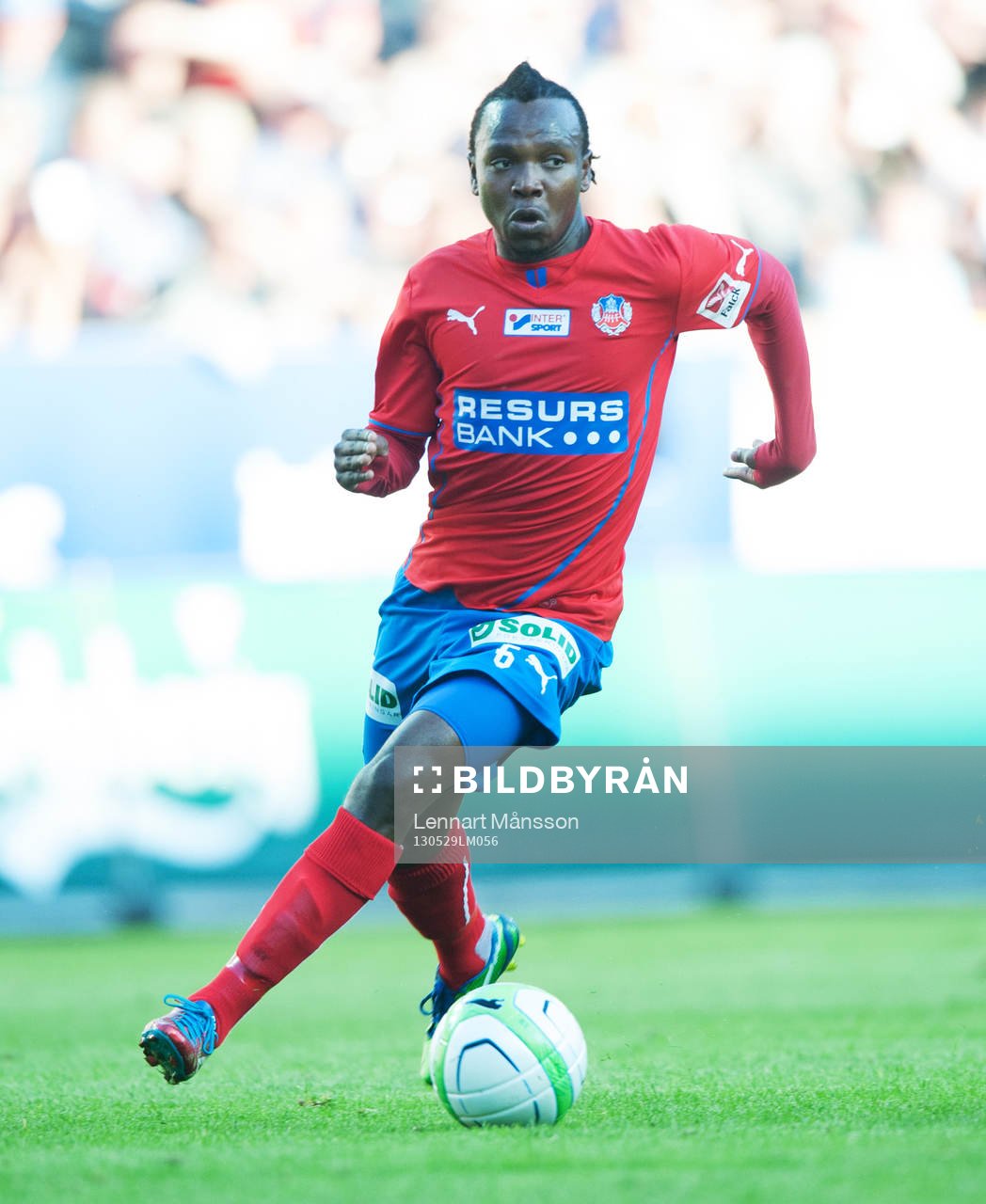 May Mahlandu, Helsingborg, bollkontroll
