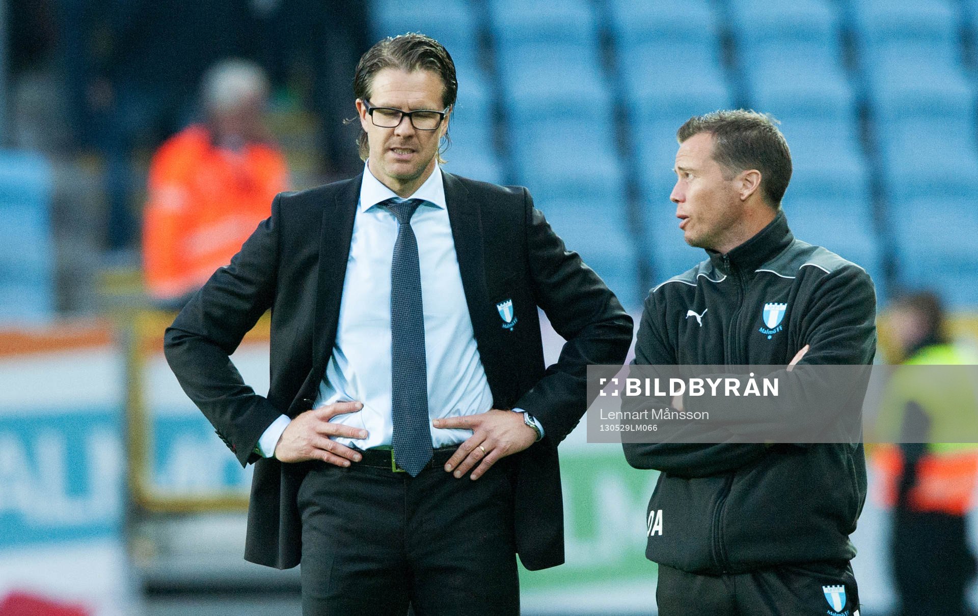 Rikard Norling och Daniel Andersson, tränare, Malmö
