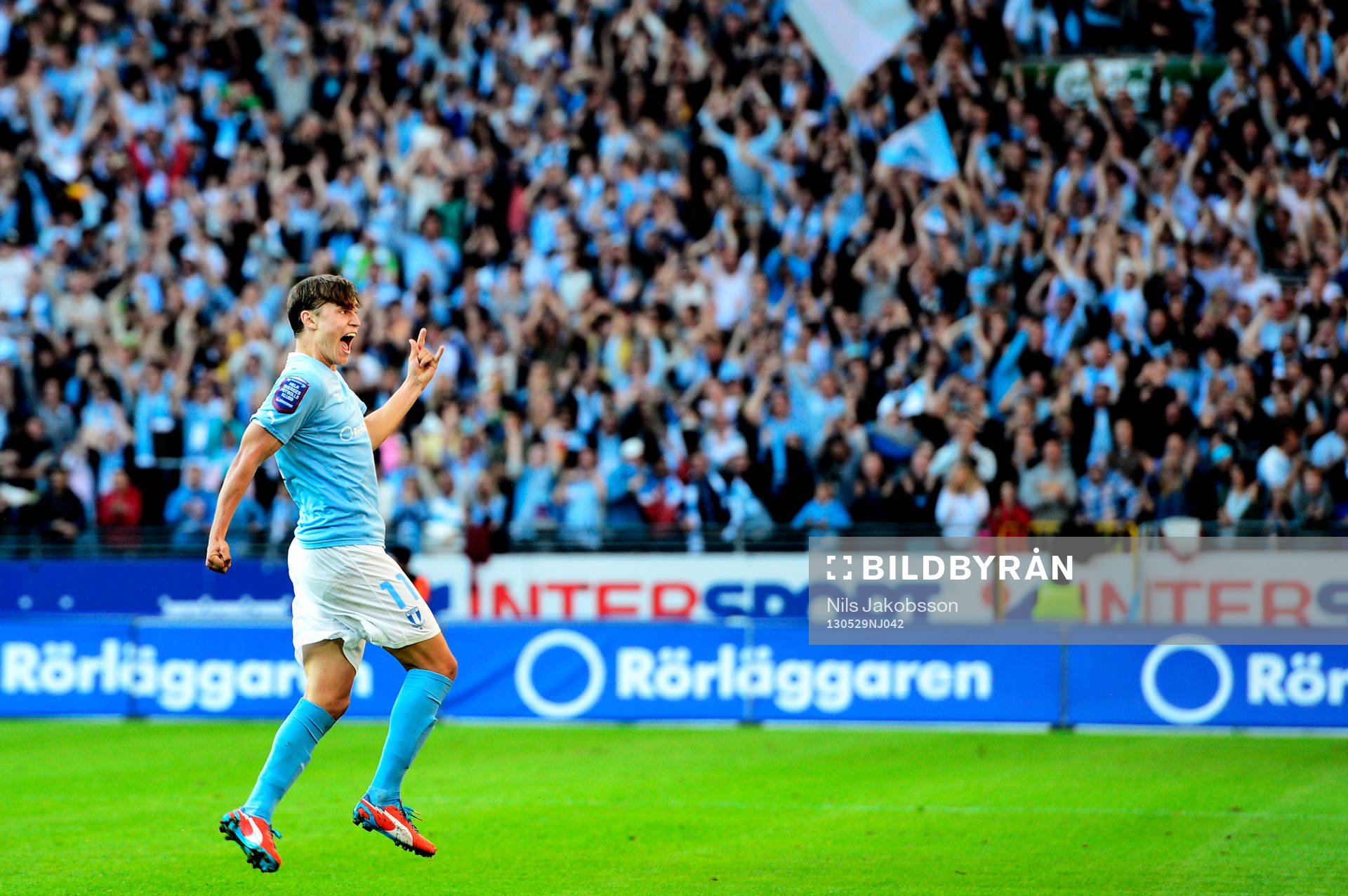 Simon Thern, Malmö FF, jublar