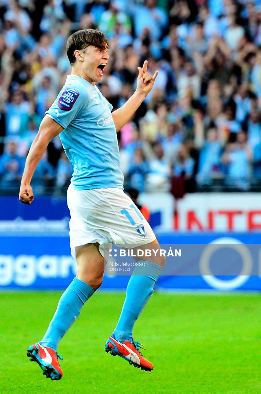 Simon Thern, Malmö FF, jublar