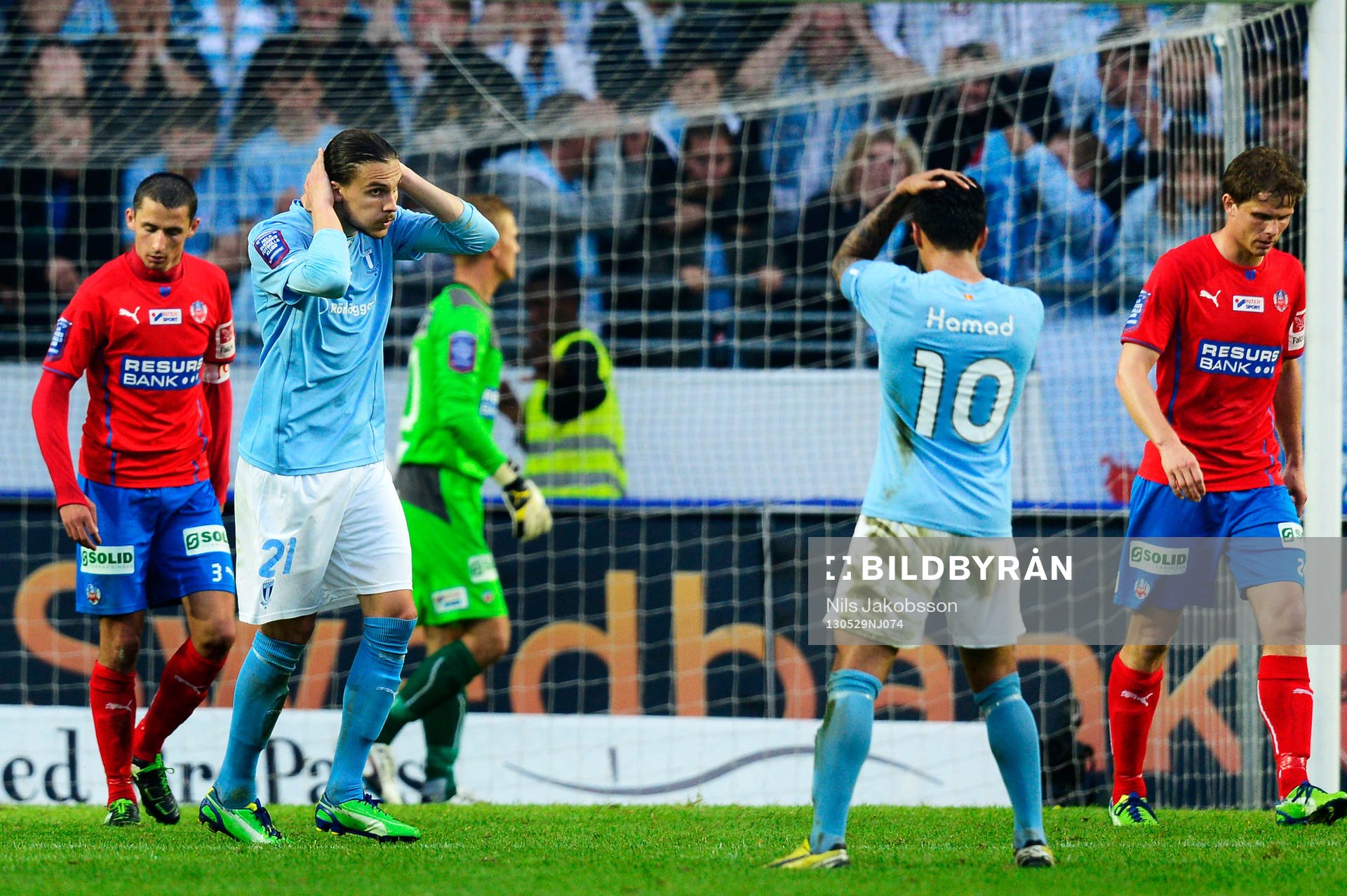 Erik Johansson, Jiloan Hamad, Malmö FF, deppar