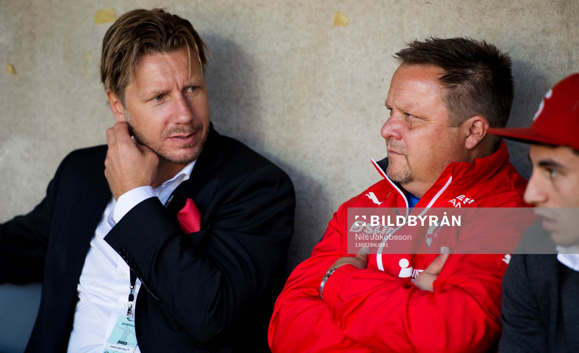 Jesper Jansson, sportchef, Roar Hansen, Tränare Helsingborg