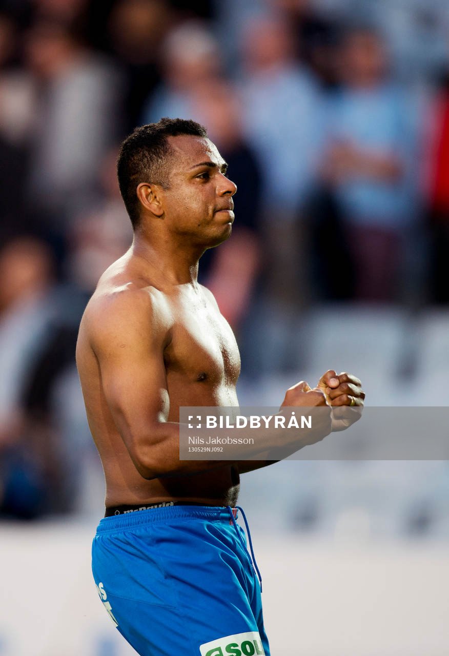 en nöjd Álvaro Santos, Helsingborg