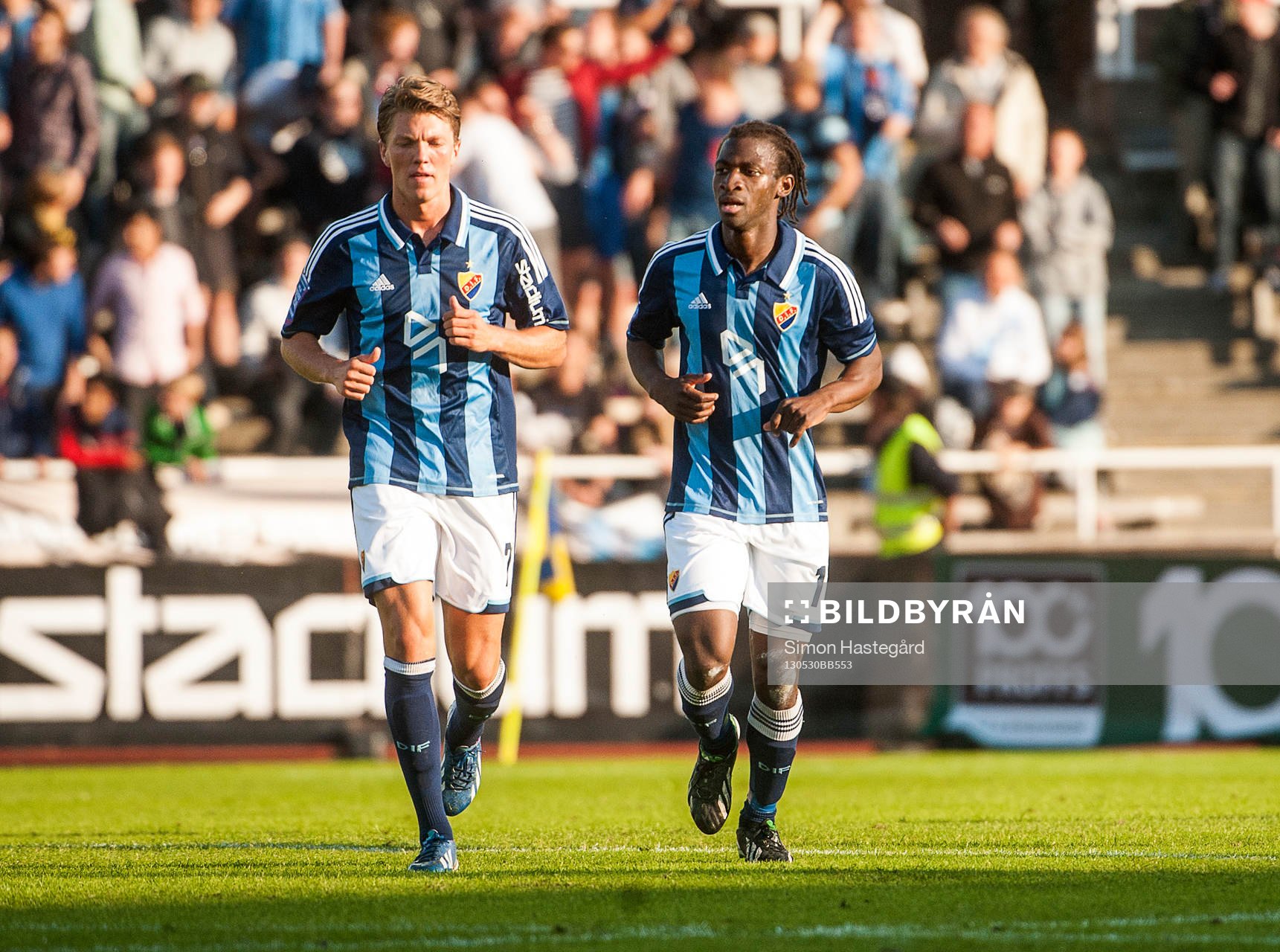 Martin Broberg och Amadou Jawo, Djurgården
