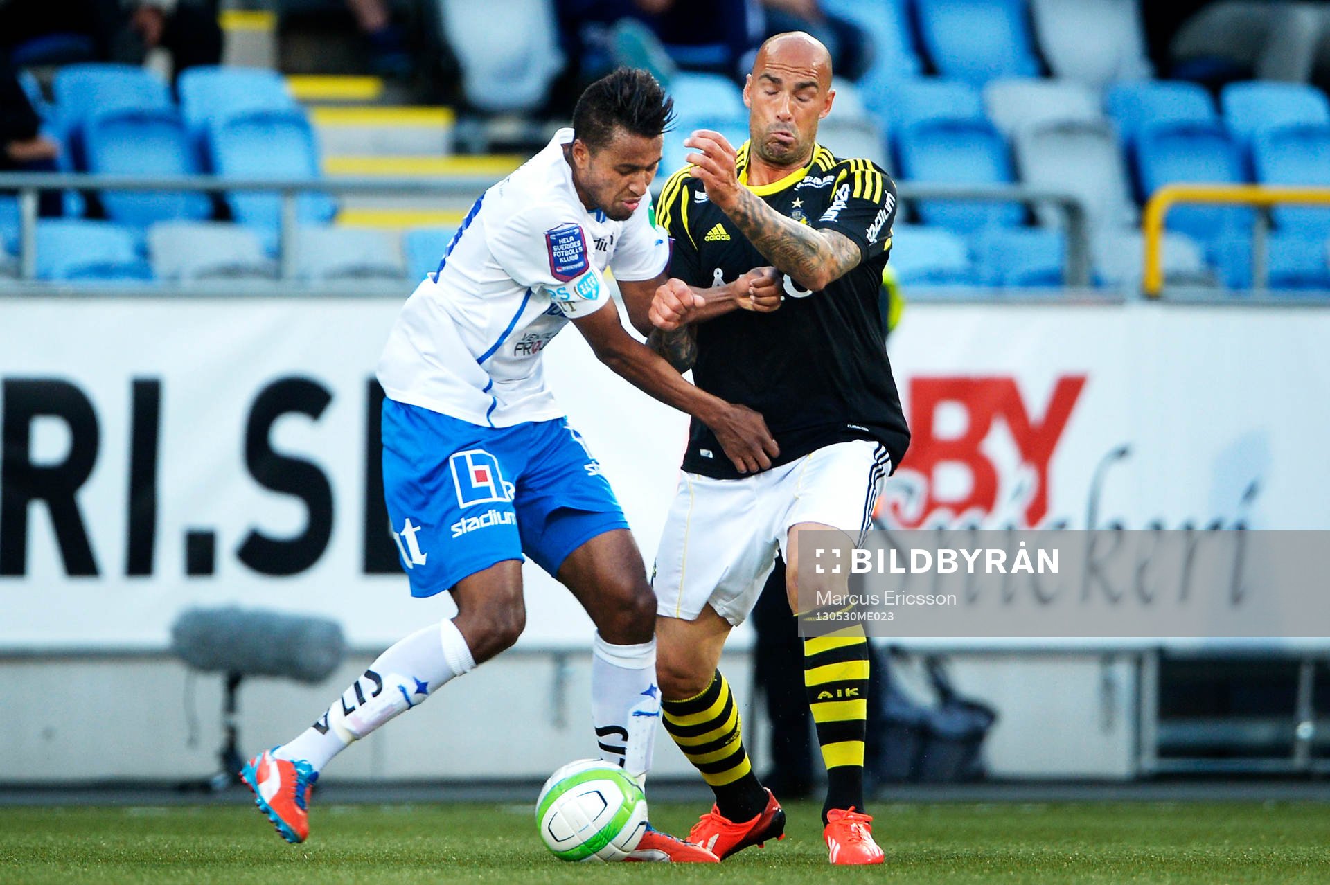 Daniel Majstorovic, AIK stoppar Isaac Kiese Thelin, IFK