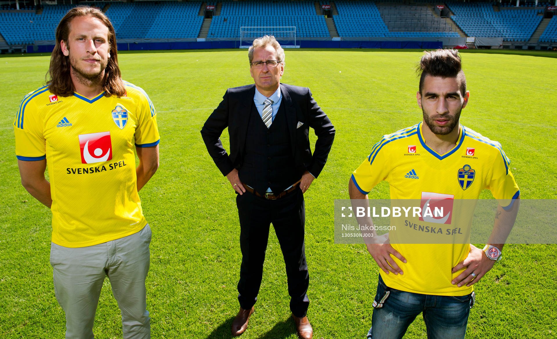 Jonas Olsson, Erik Hamrén, förbundskapten, Jimmy Durmaz