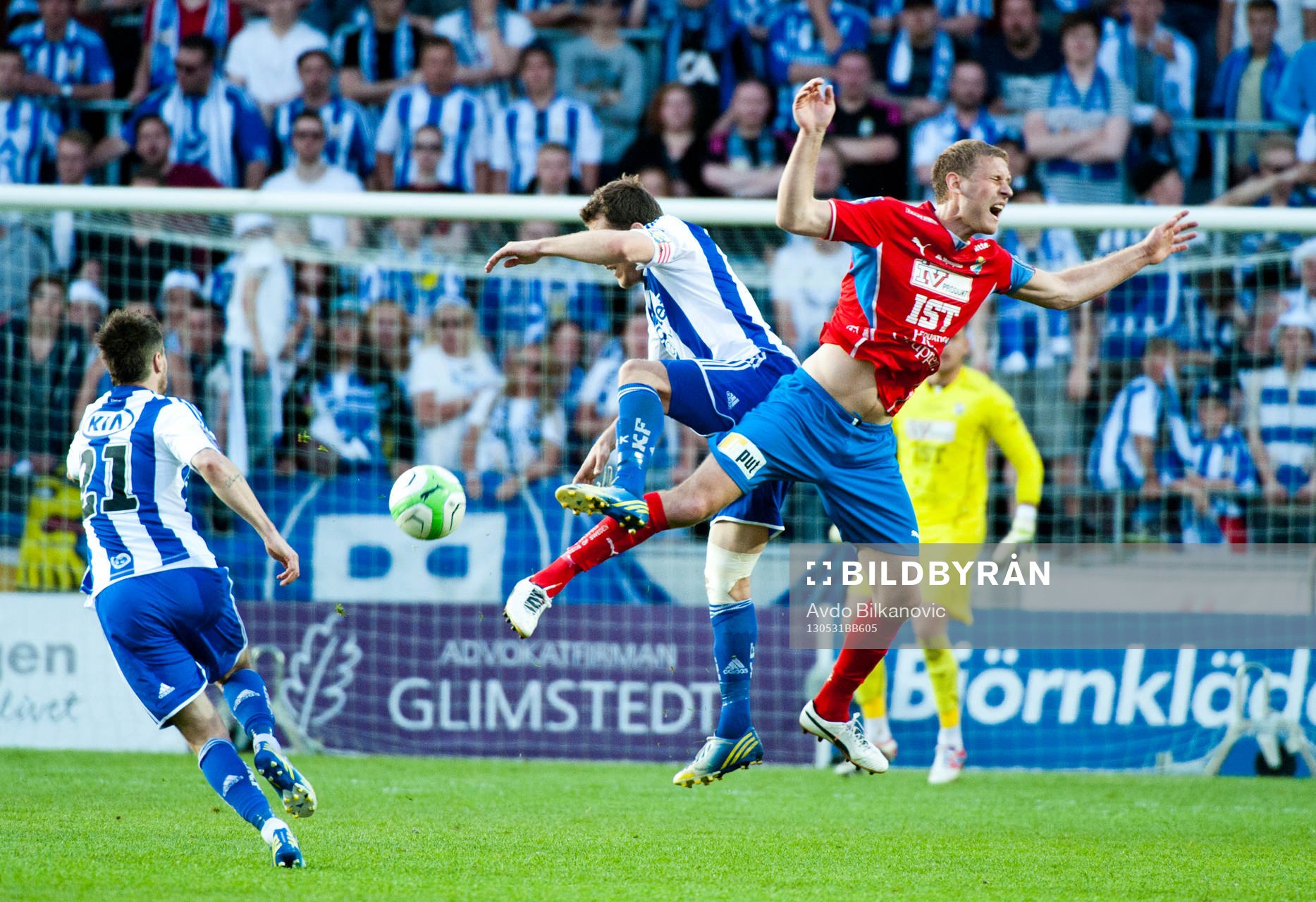 Fotboll, Herr, Allsvenskan, Öster - Göteborg: Mario Vasilj, Öster, Tobias Hysén, Göteborg