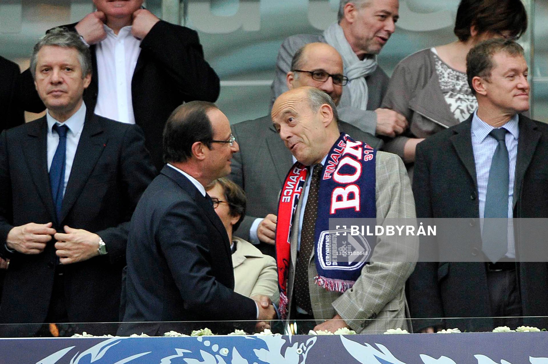 Francois HOLLANDE / Alain JUPPE - 31.05.2013 - Bordeaux /