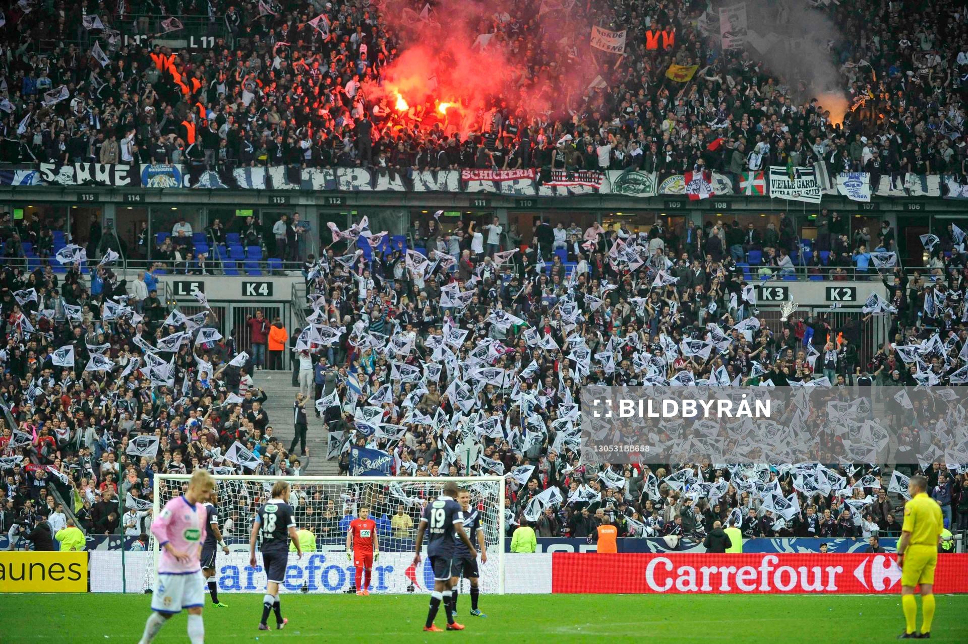 Supporters Bordeaux - 31.05.2013 - Bordeaux / Evian Thonon