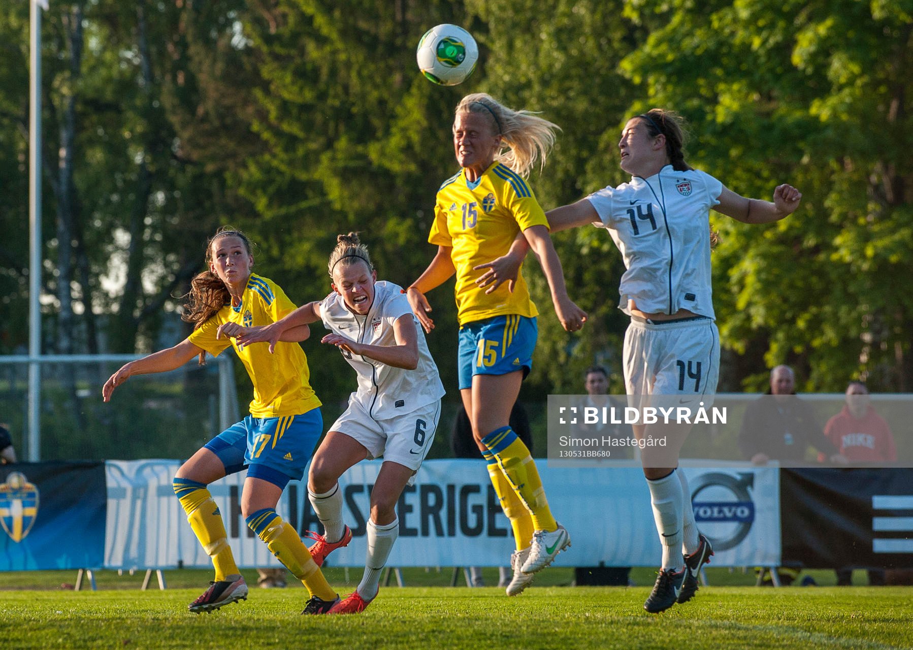 Jessica Thorin, Sverige, Hanna Gardner, USA, Amanda