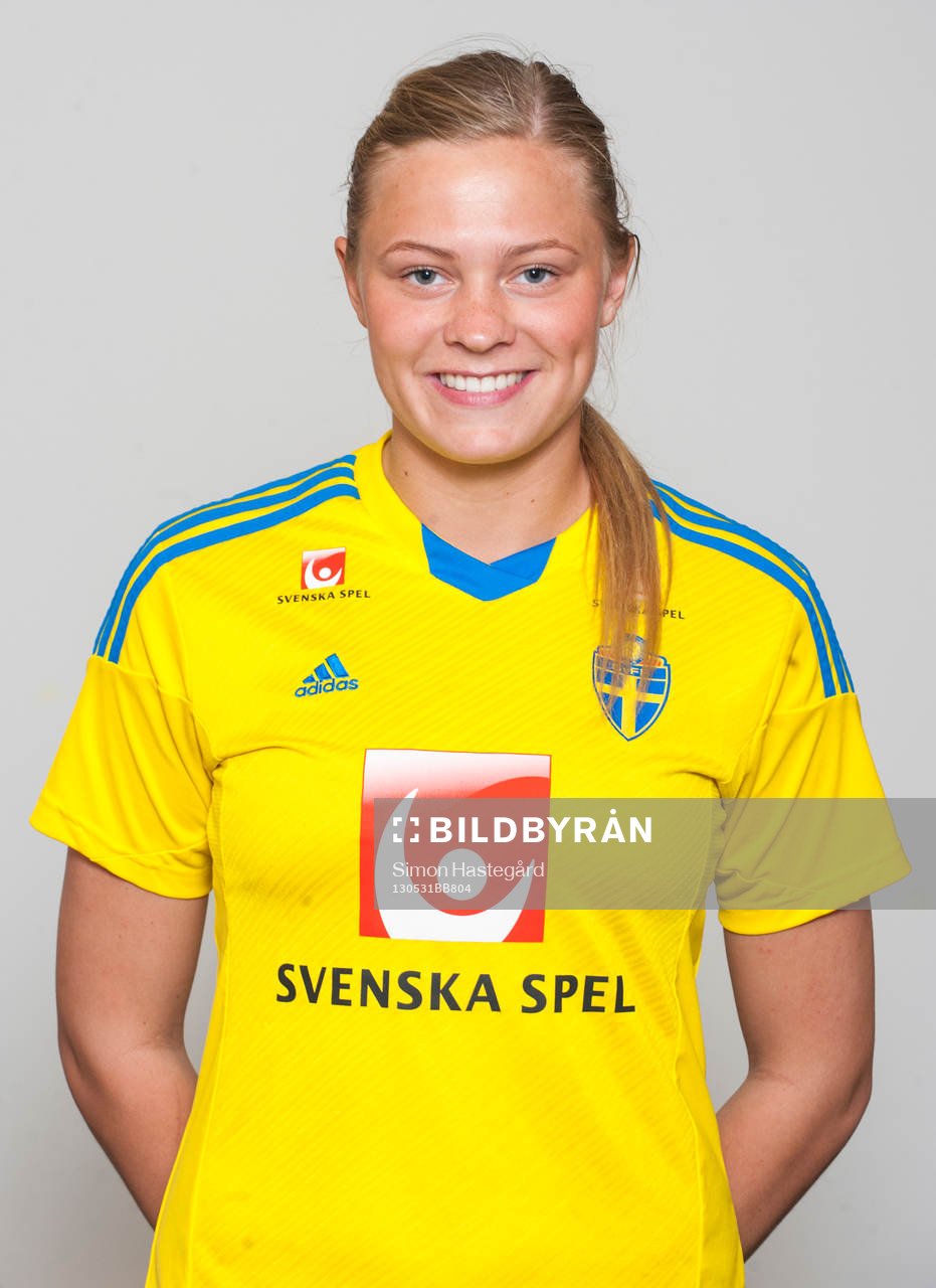 Fotboll, Sverige, porträtt, U23/90: Fridolina Rolfö, Sverige.