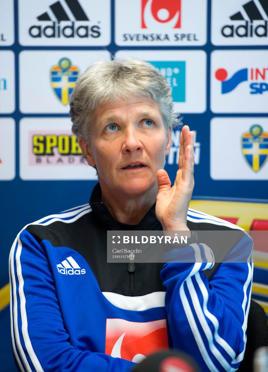 Pia Sundhage, förbundskapten Sverige