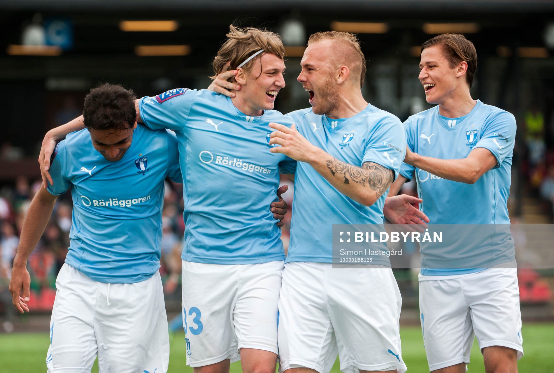 Ricardinho, Emil Forsberg, Magnus Eriksson, och Simon