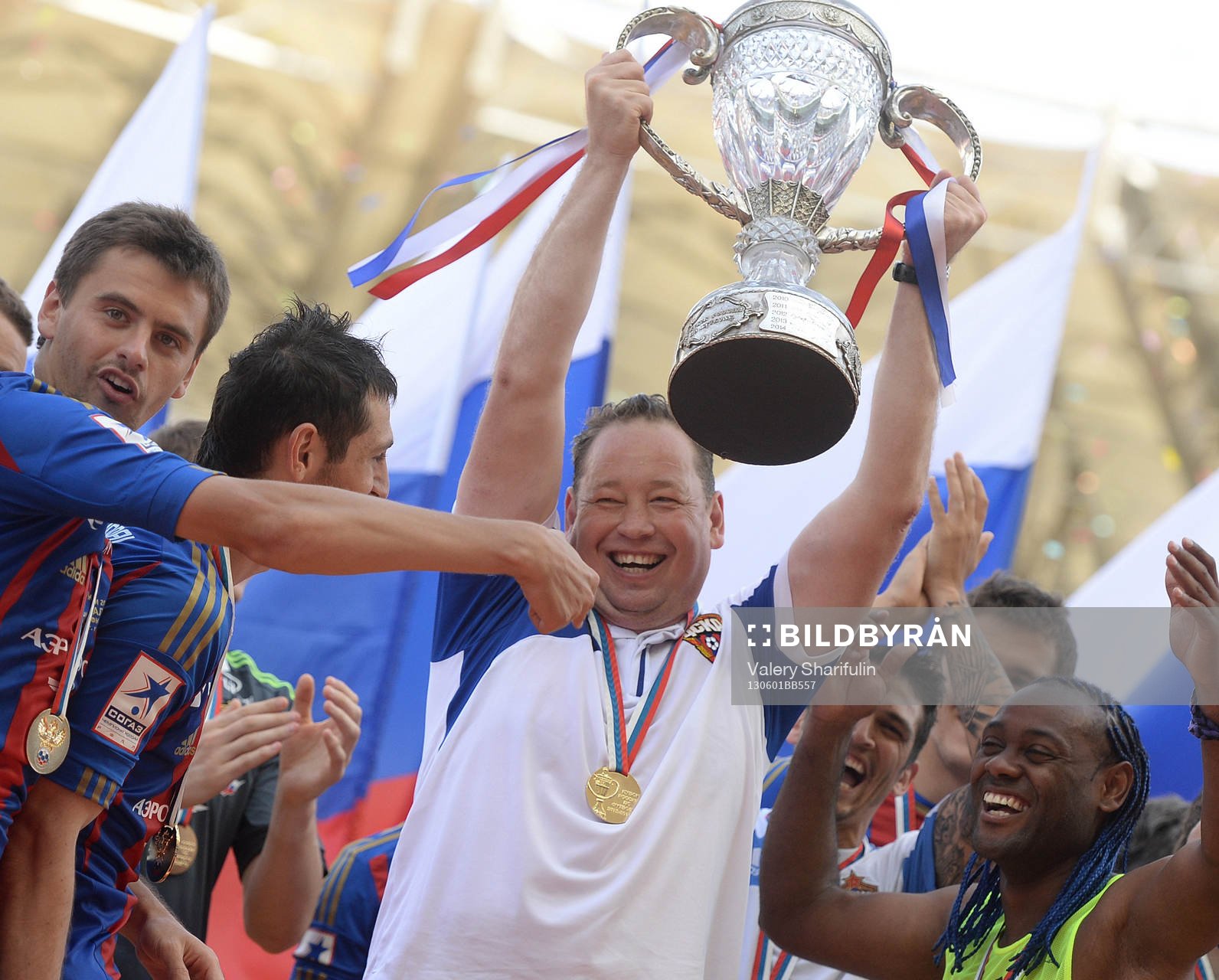ITAR-TASS: GROZNY, RUSSIA. JUNE 1, 2013. CSKA Moscow's head