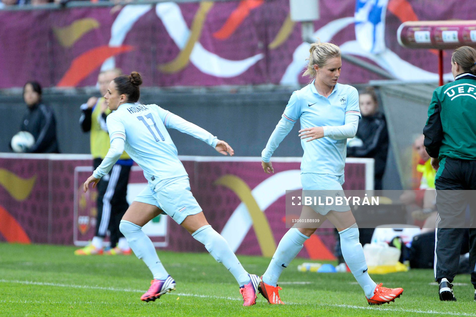  Fotboll, Dam, Frankrike - Finland: Jessica HOUARA / Amadine HENRY - 01.06.2013 - France / Finlande - Match amical