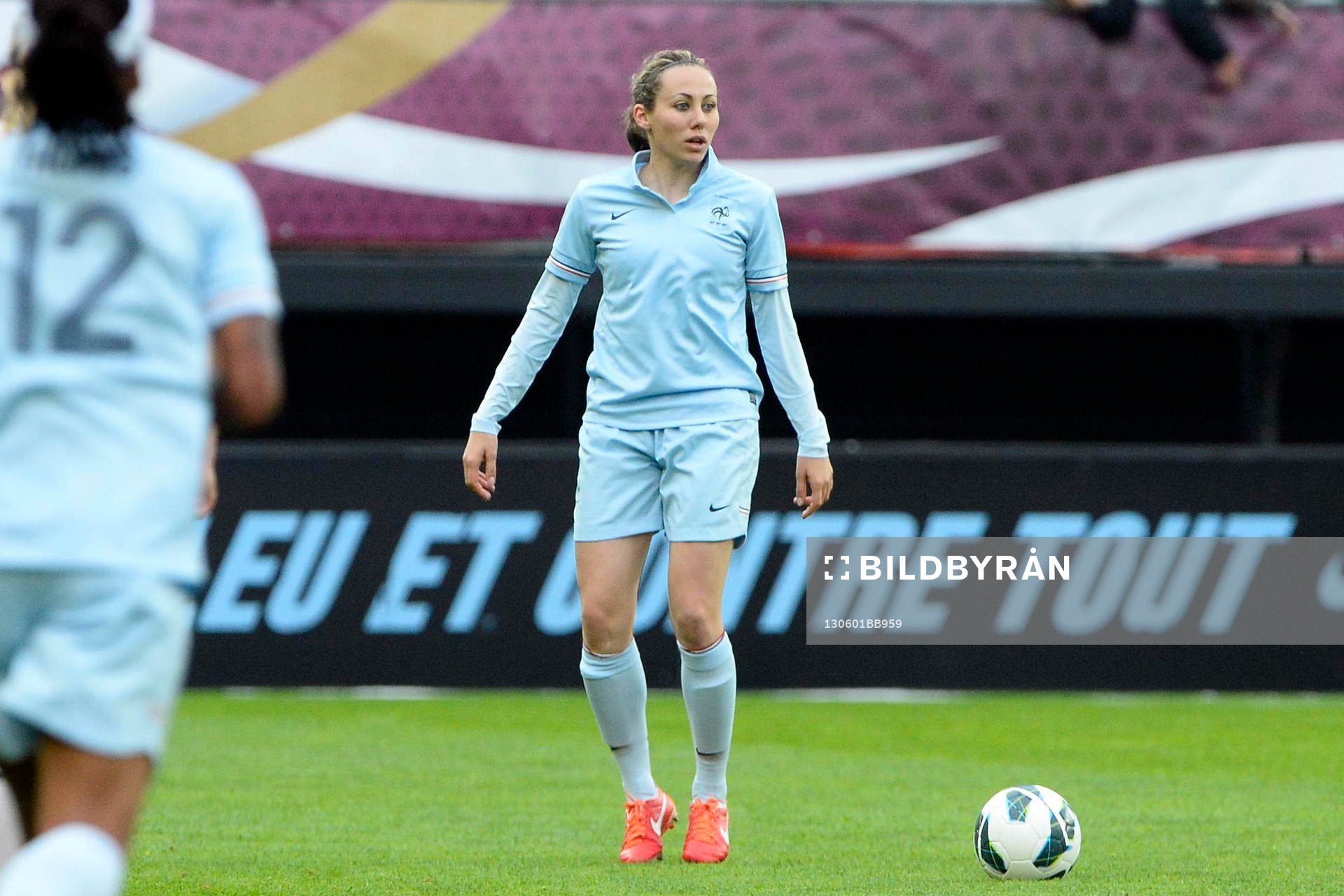  Fotboll, Dam, Frankrike - Finland: Sabrina DELANNOY - 01.06.2013 - France / Finlande - Match amical