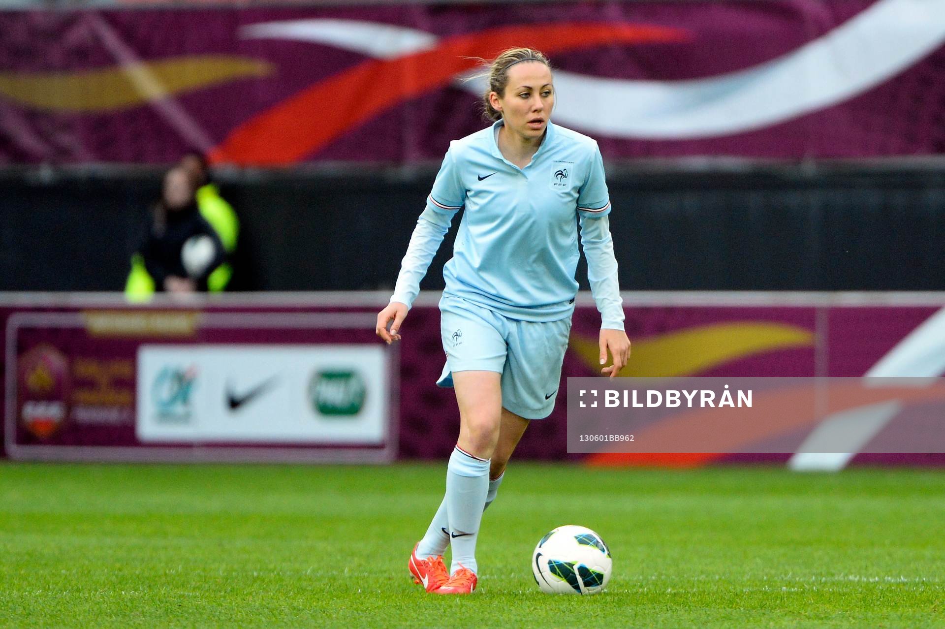  Fotboll, Dam, Frankrike - Finland: Sabrina DELANNOY - 01.06.2013 - France / Finlande - Match amical