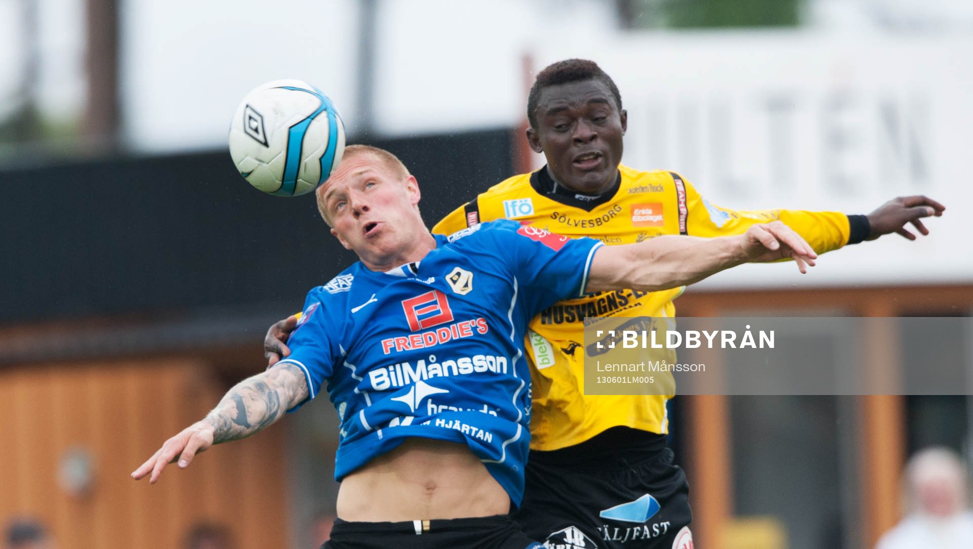 Gbenga Arokoyo, Mjällby och Gudjon Baldvinsson, Halmstad