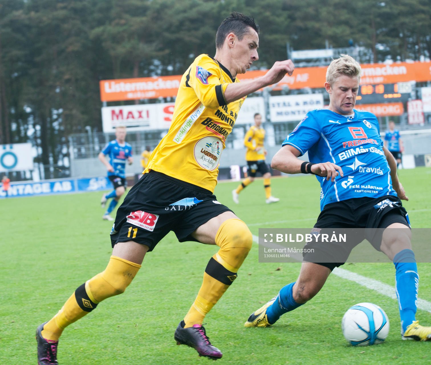 Haris Radetinac, Mjällby mot David Ljung, Halmstad