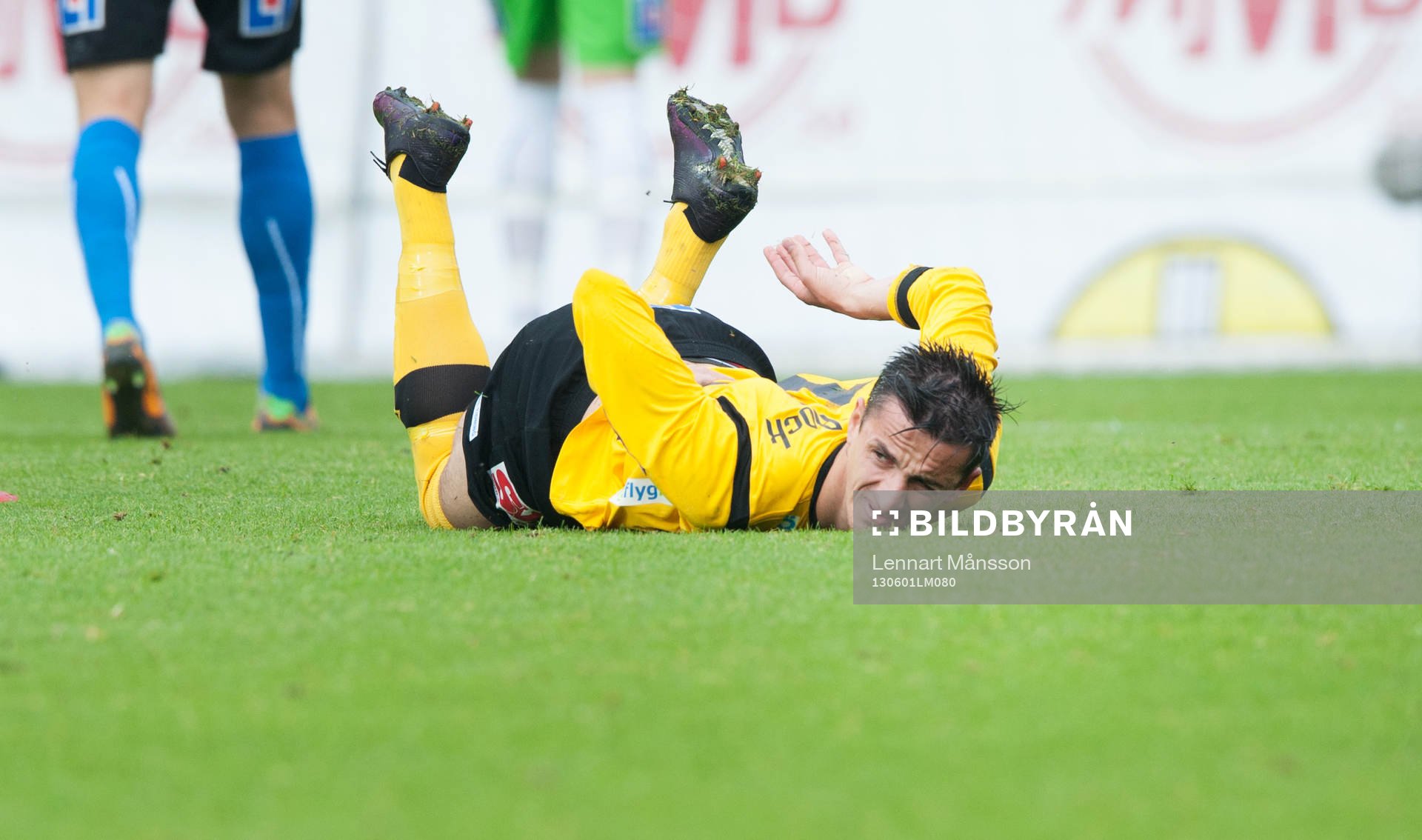 Skada, Haris Radetinac, Mjällby, skadad