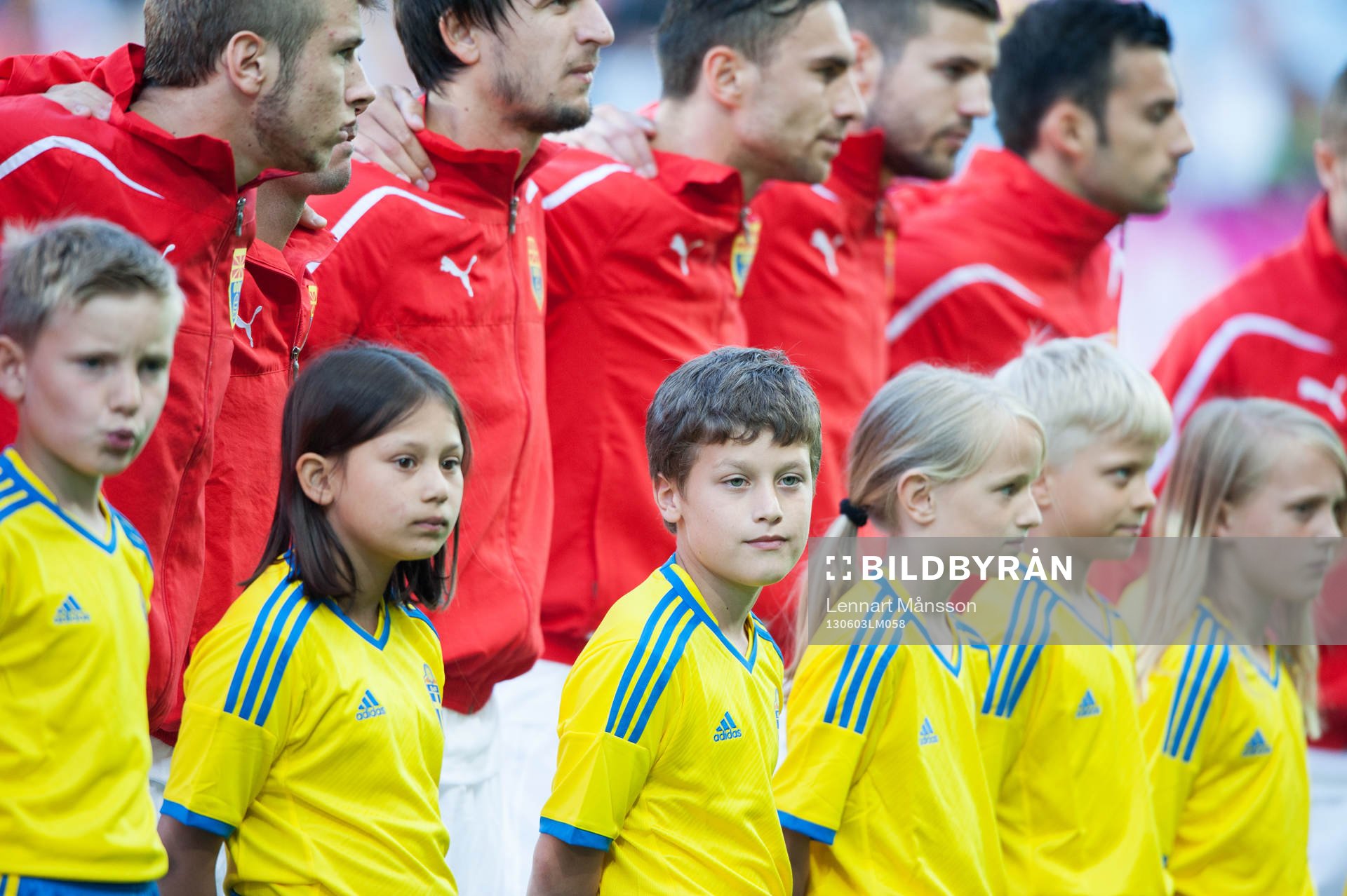 Mascotar, matchmascotar vid line up
