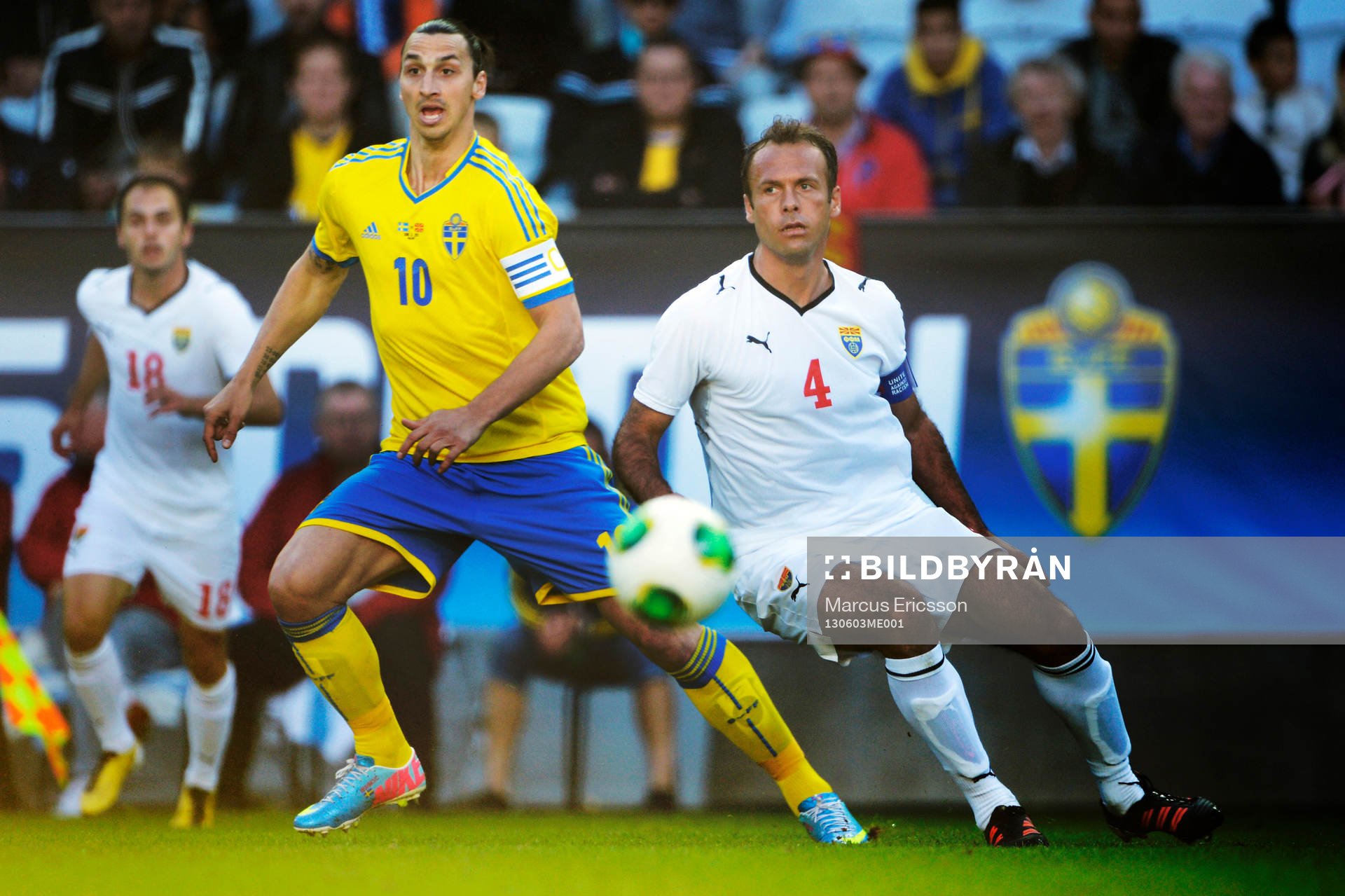 Zlatan Ibrahimovic, Sverige och Nikolche Noveski, Makedonien