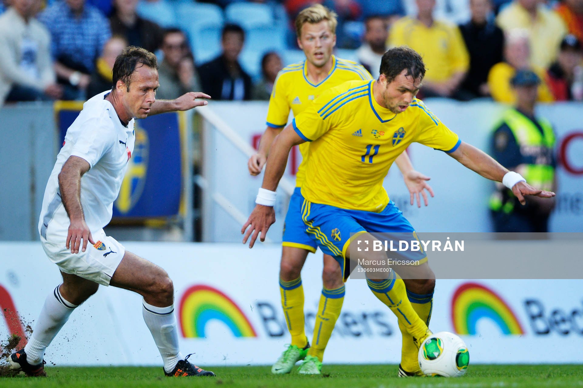 Johan Elmander, Sverige, utmanar