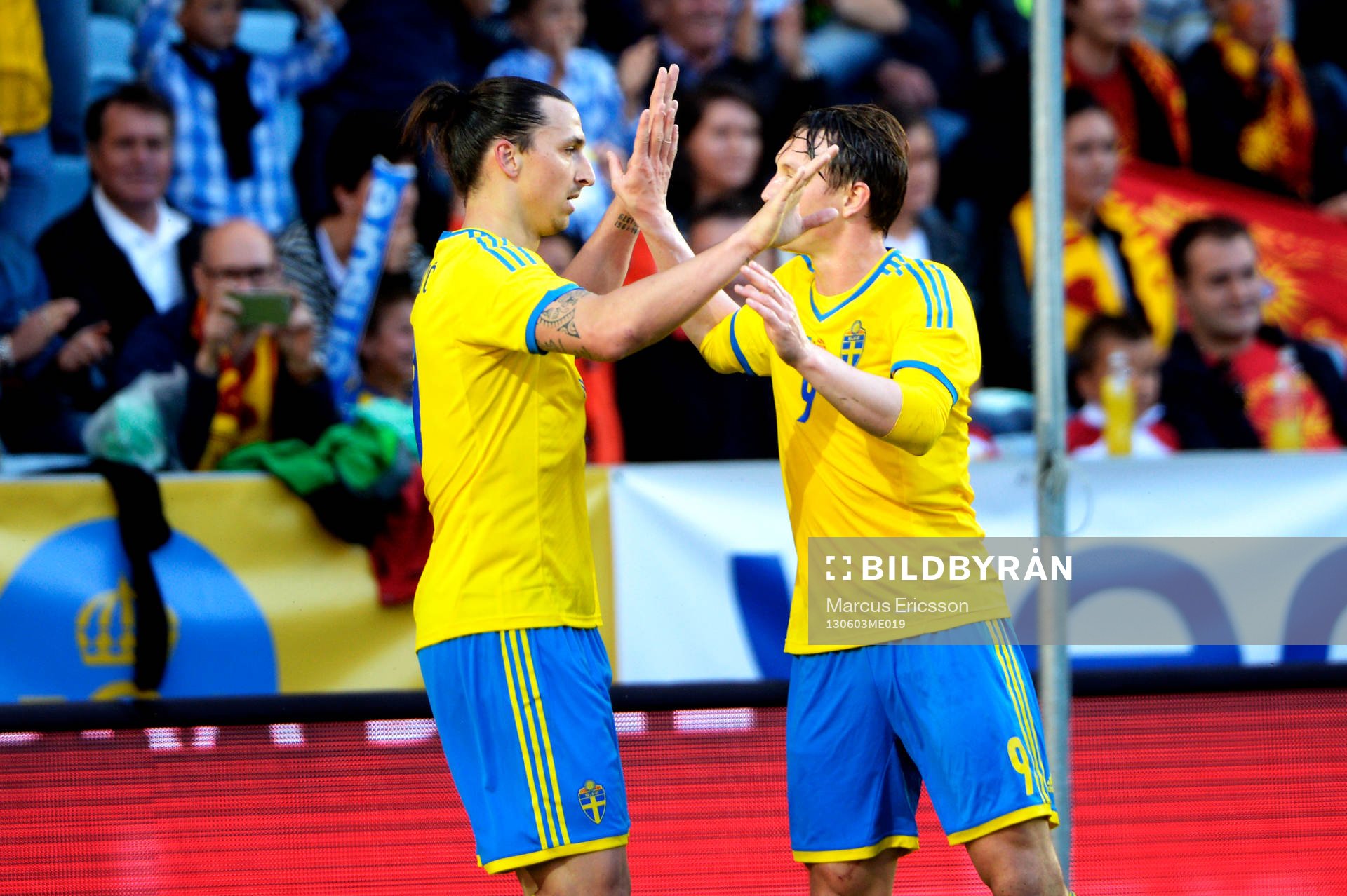 Zlatan Ibrahimovic, Sverige jublar med Kim Källström