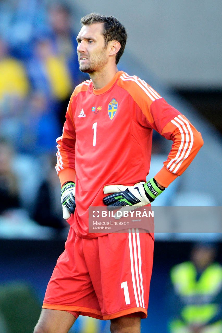Andreas Isaksson, målvakt Sverige