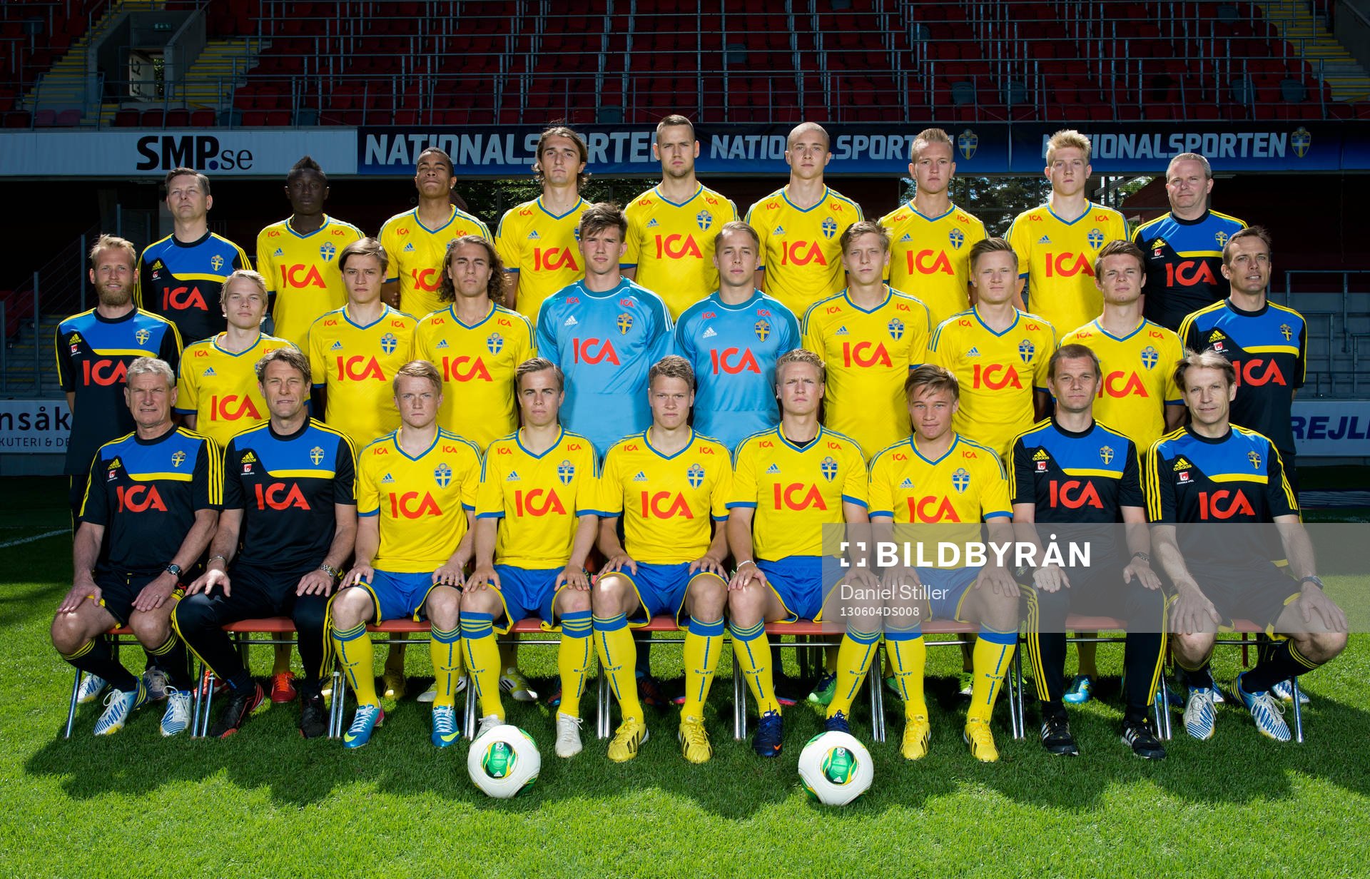 Bakre raden från vänster: Lars-Erik Hemgren, Pa Konate,