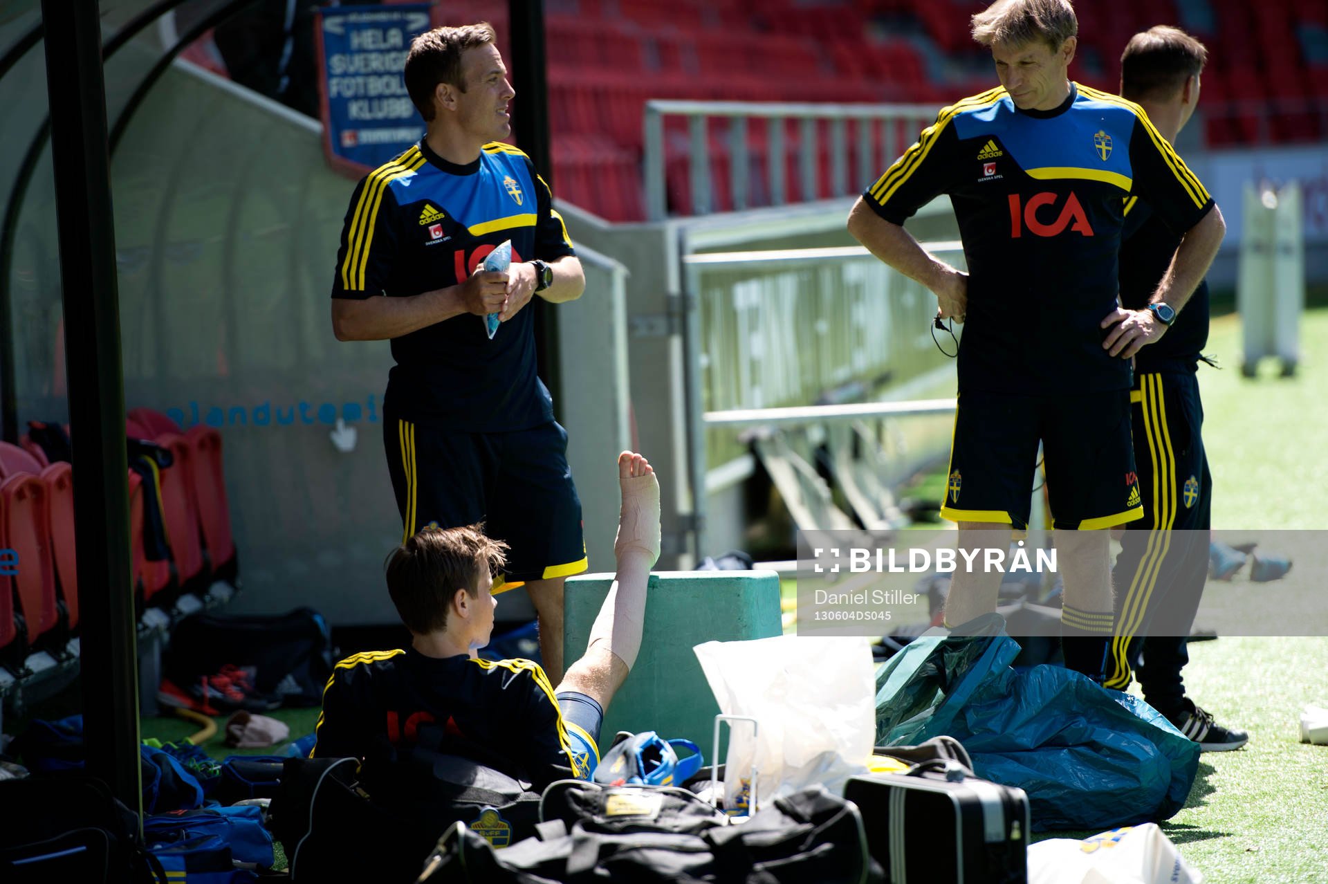 Andreas Blomqvist skadar sig på träningen
